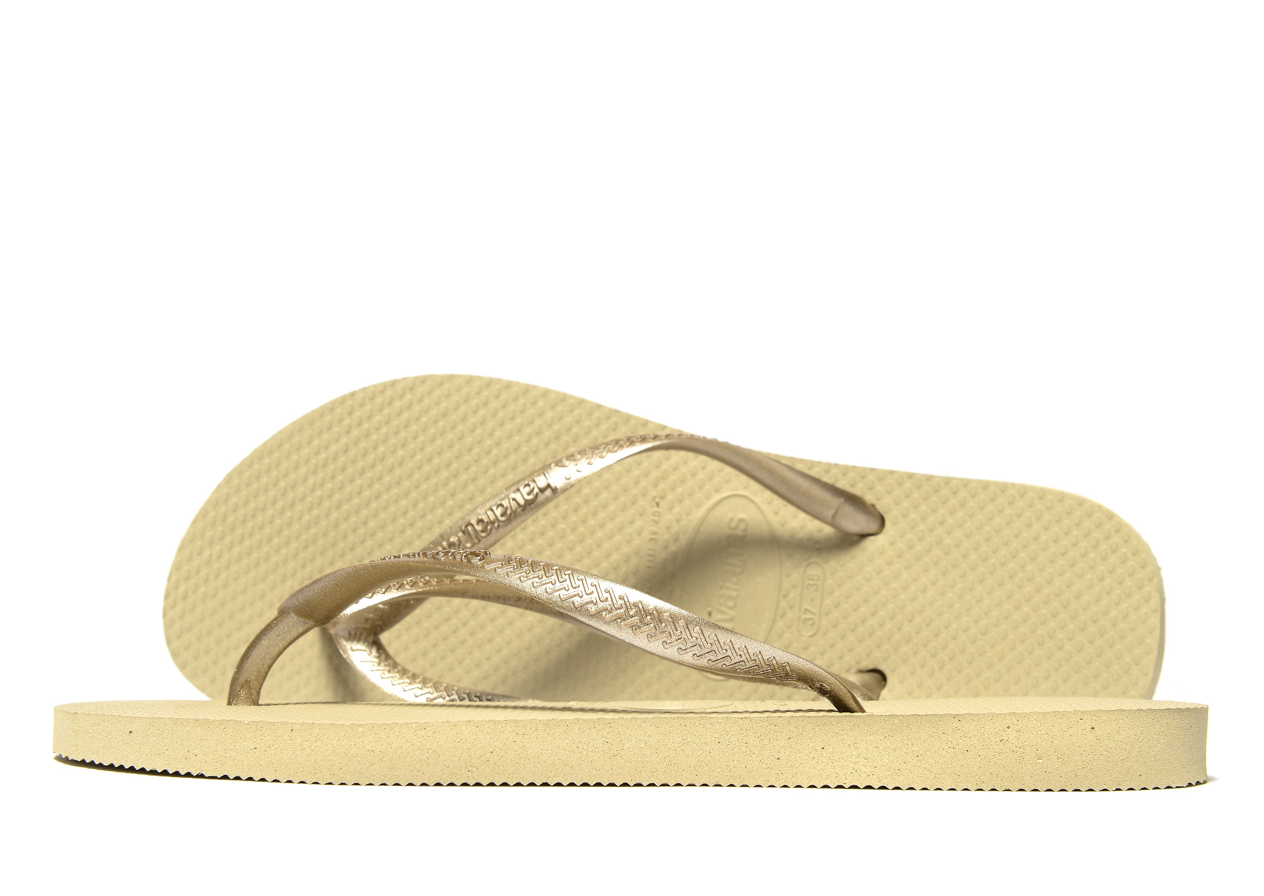 

Havaianas Slim Flip Flops Women's - Sand/Gold, Sand/Gold