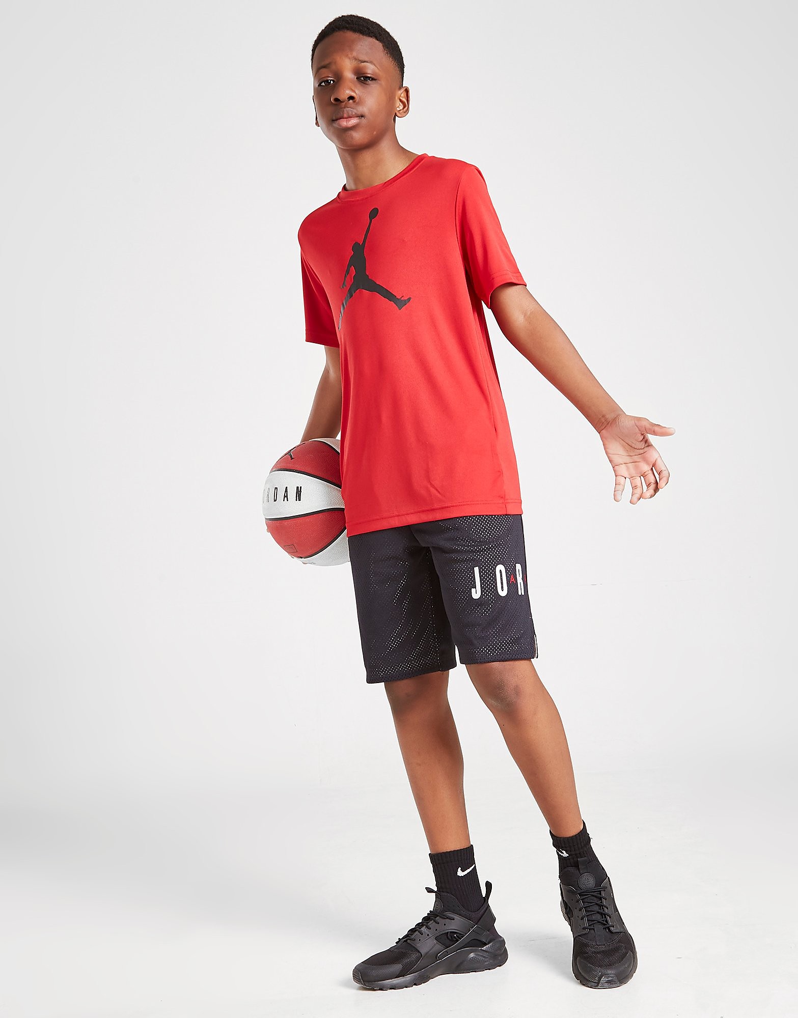 

Jordan Jumpman Air T-Shirt Junior - Red/Black/Red - Kids, Red/Black/Red
