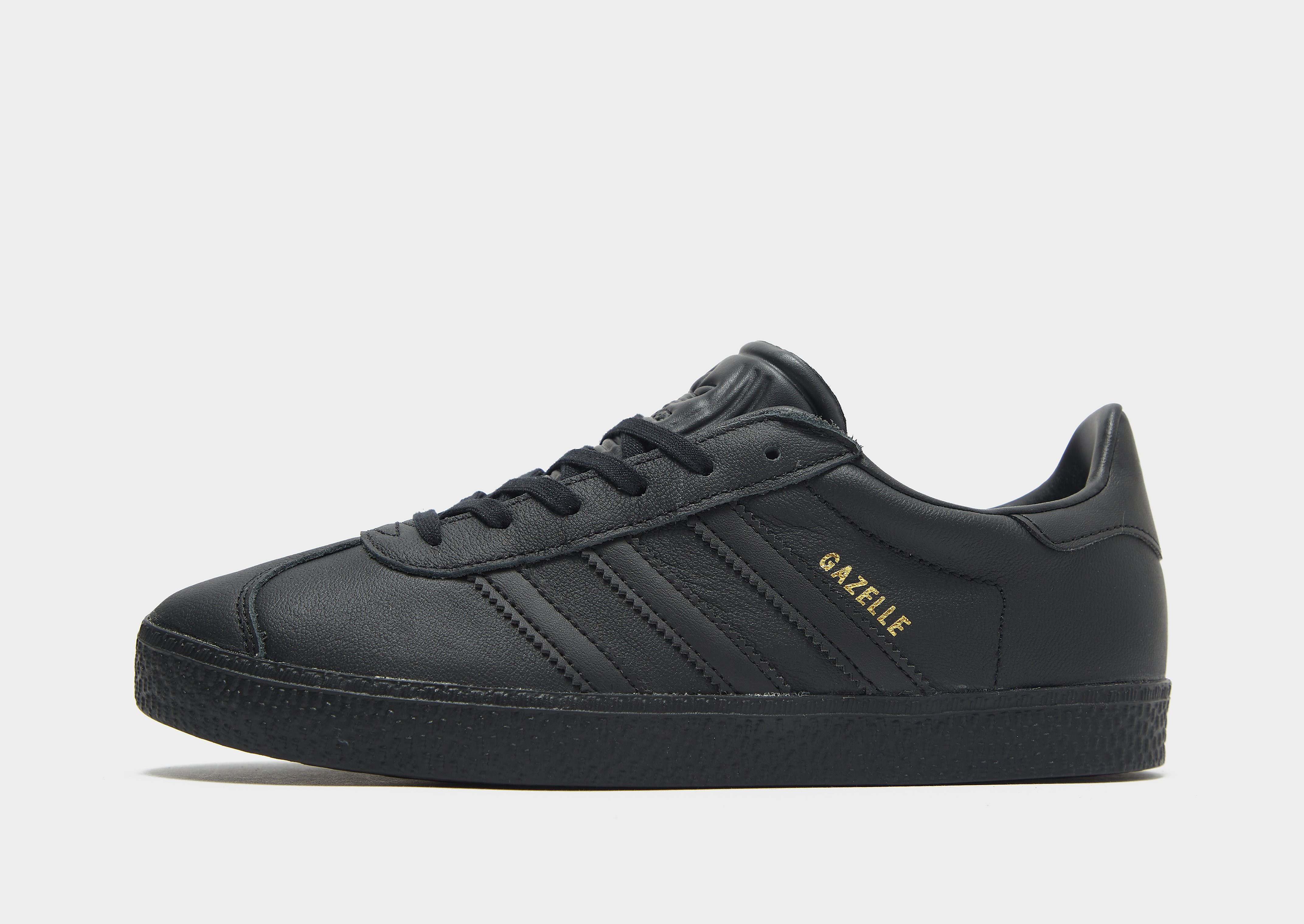 

adidas Originals Gazelle Junior - Black - Kids, Black