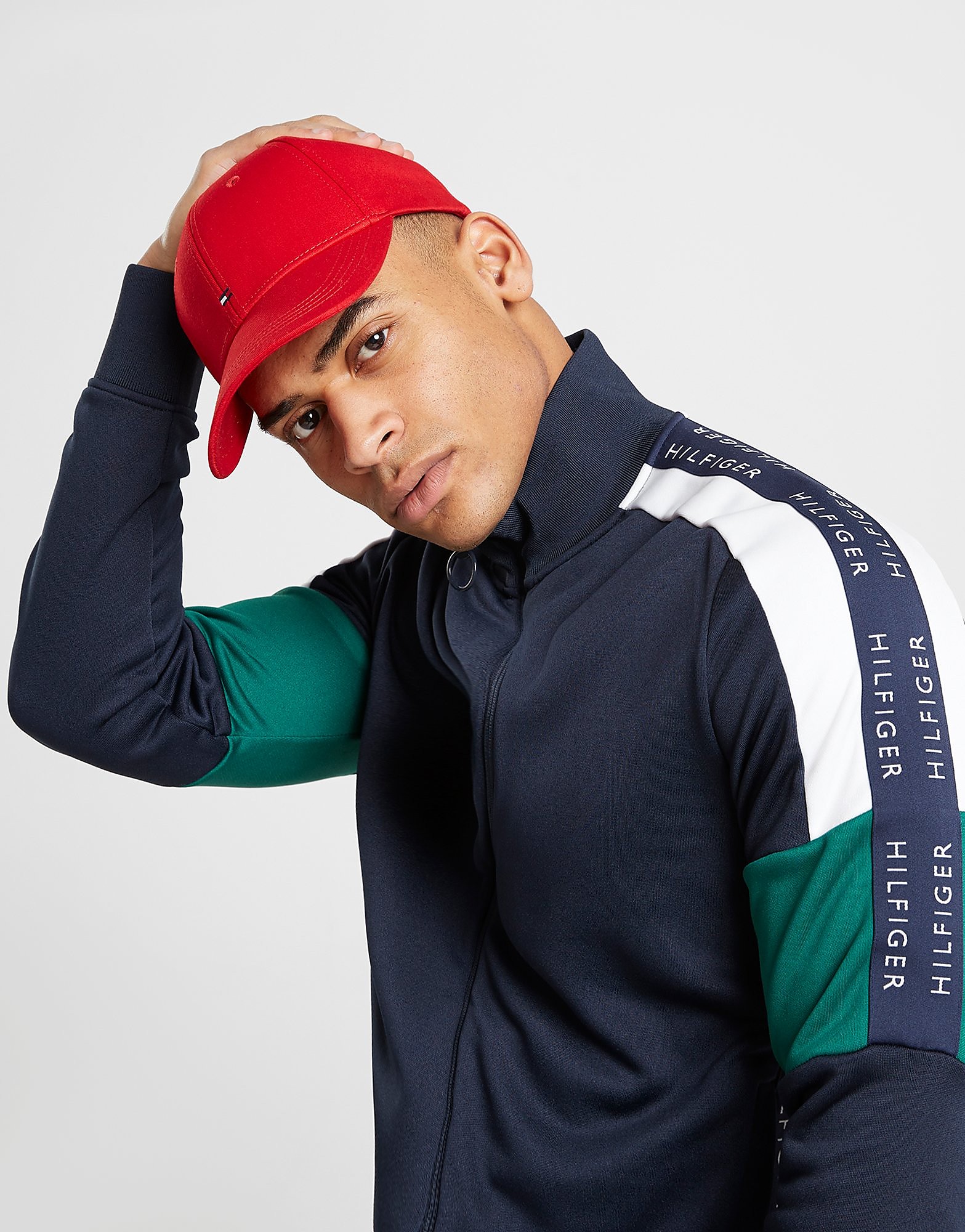 

Tommy Hilfiger Classic Flag Cap - Red - Womens, Red