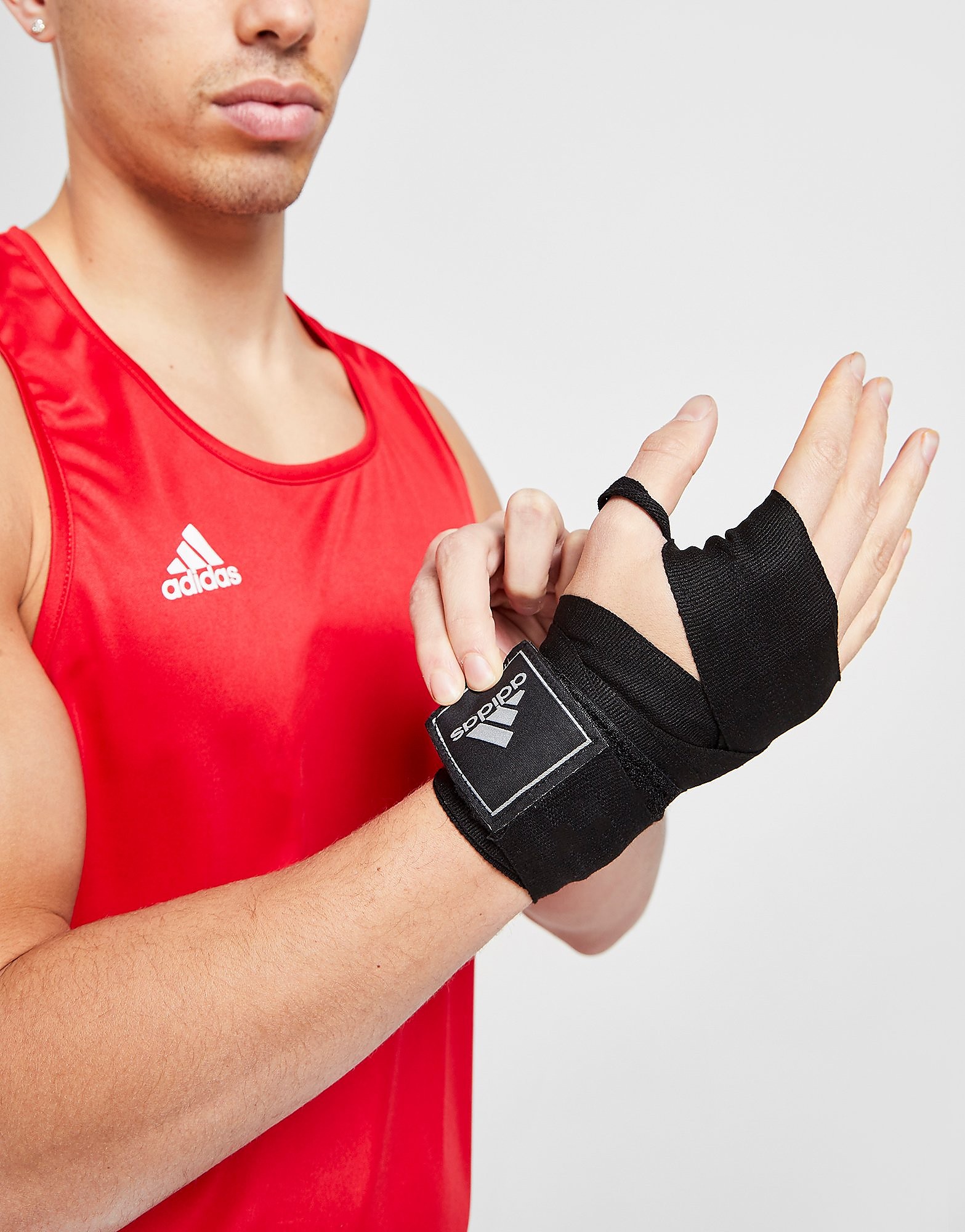 

adidas Boxing Hand Wraps - Black - Womens, Black