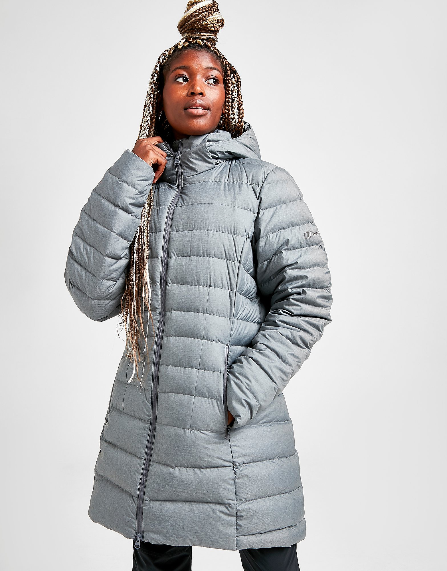 

Berghaus Hudsonian Insulated Down Jacket - Grey - Womens, Grey