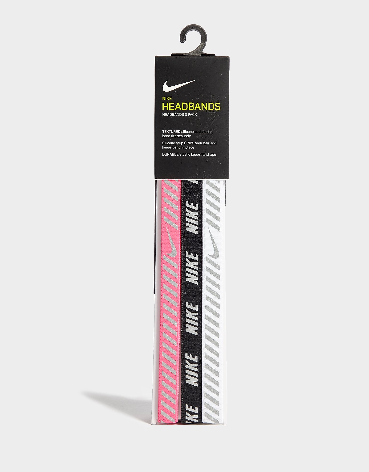 

Nike Headbands 3 Pack - Pink/White/Black - Womens, Pink/White/Black