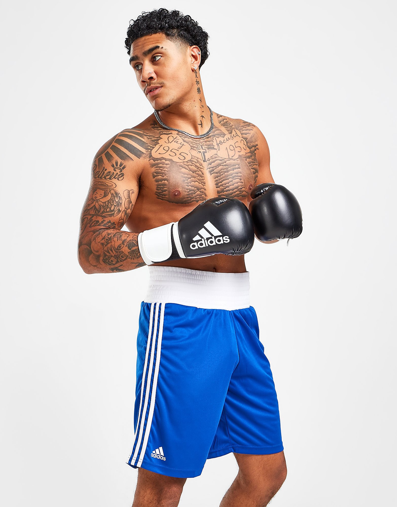 

adidas Base Punch Boxing Shorts - Blue - Mens, Blue