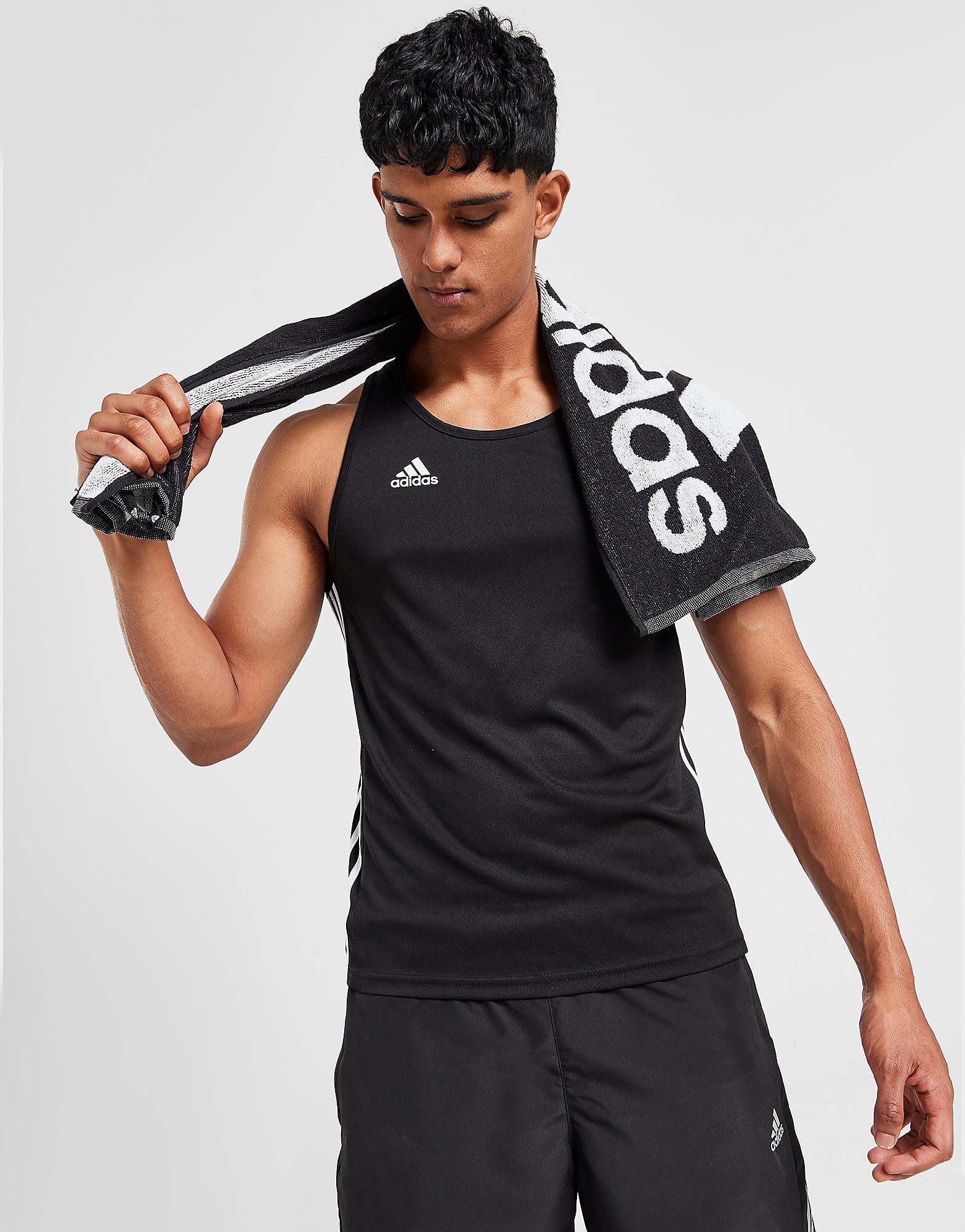 

adidas Base Punch Boxing Vest - Black - Mens, Black