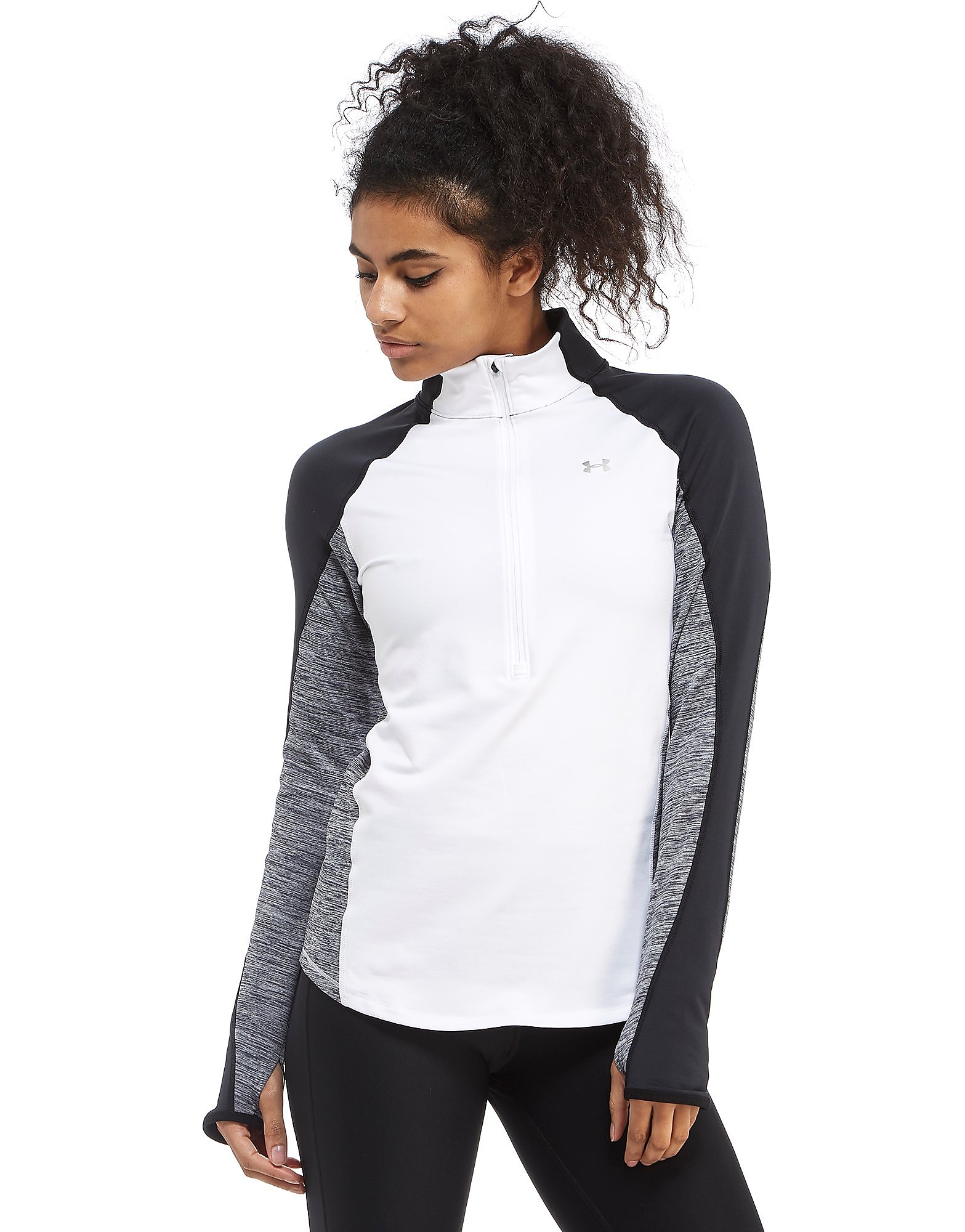 

Under Armour ColdGear Armour 1/2 Zip Top - White/Black/Grey - Womens, White/Black/Grey