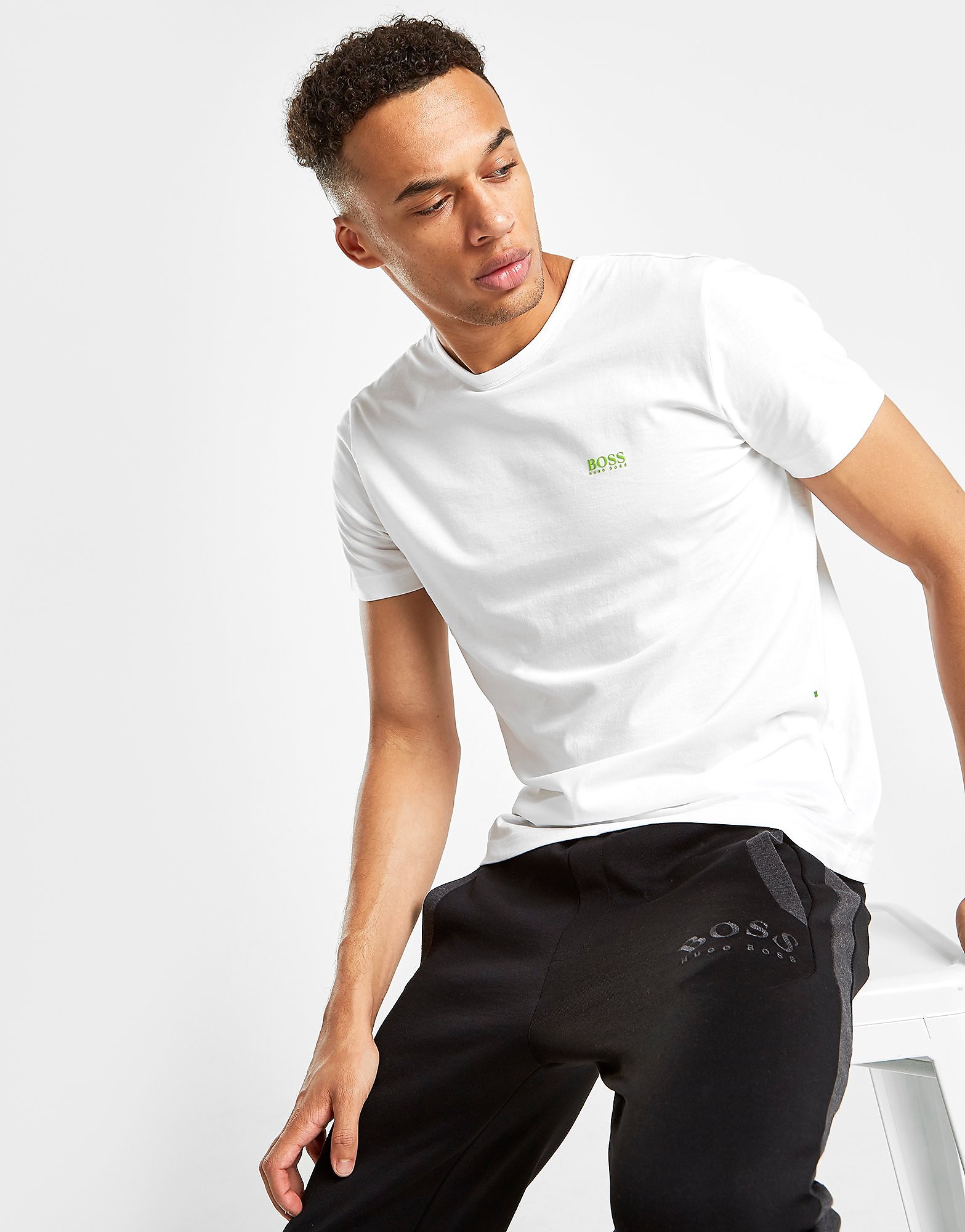 

BOSS Logo Short Sleeve T-Shirt - White - Mens, White