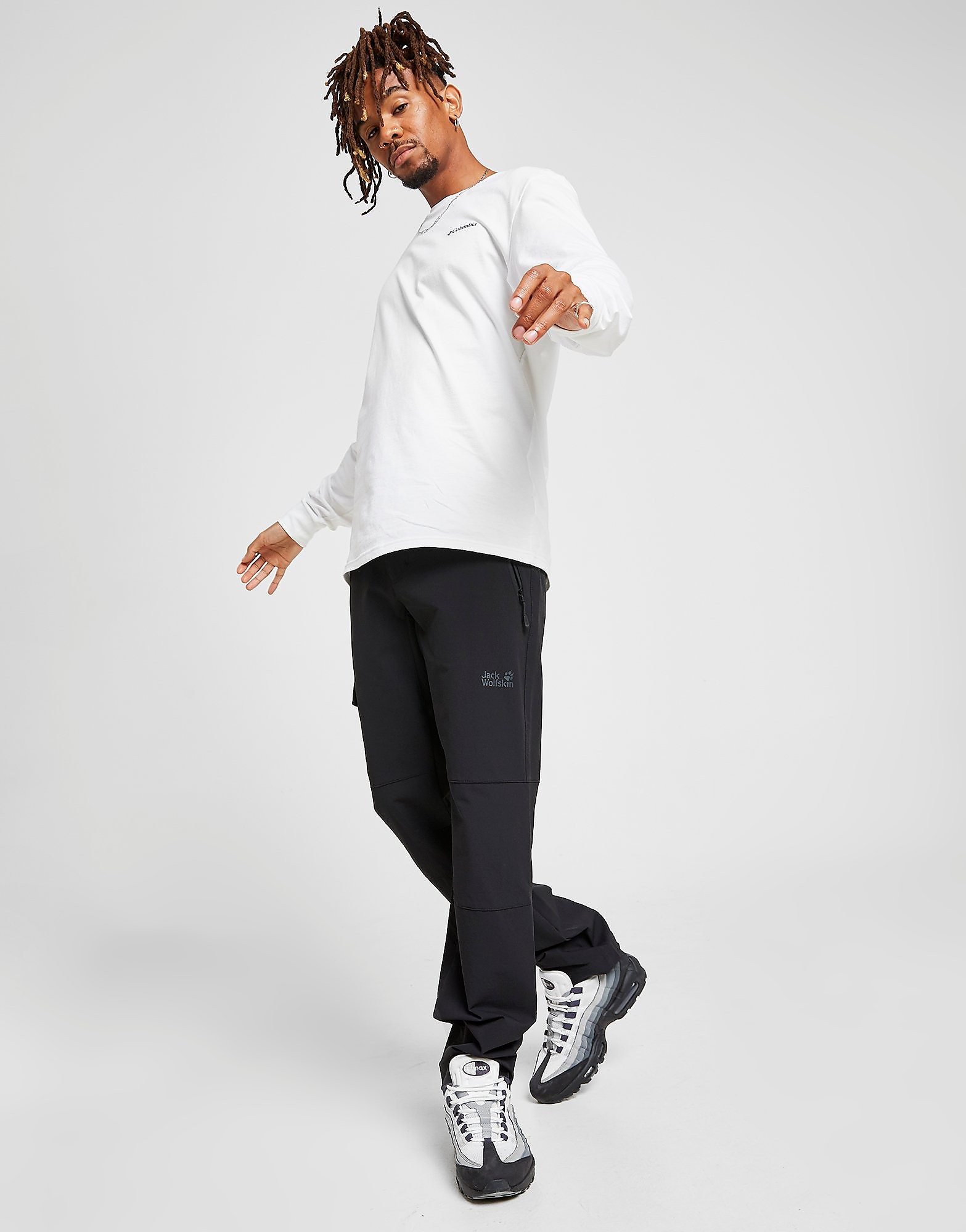 

Jack Wolfskin Dynamic Cargo Pants - Black - Mens, Black