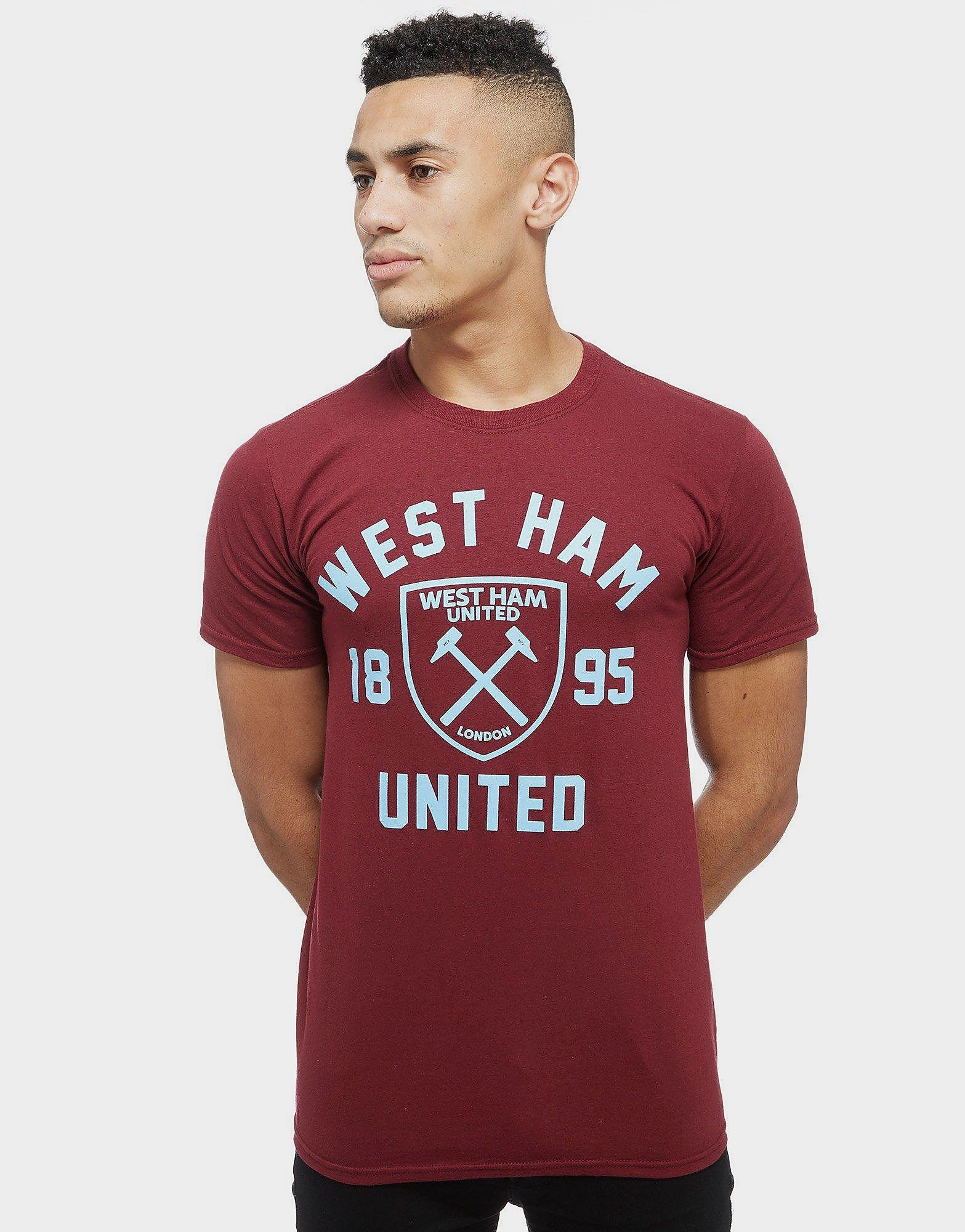 

Official Team West Ham United Club Crest T-Shirt - Claret/Blue - Mens, Claret/Blue