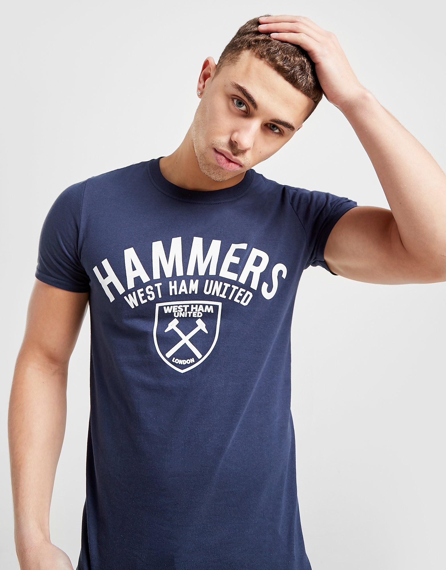 

Official Team West Ham United Hammers T-Shirt - Navy/White - Mens, Navy/White