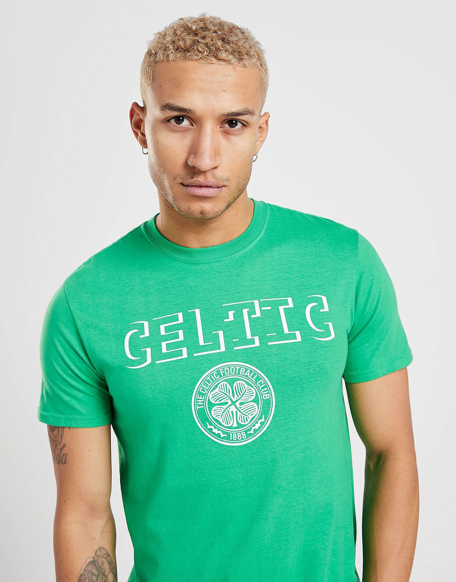 

Official Team Celtic Badge Shirt - Green - Mens, Green