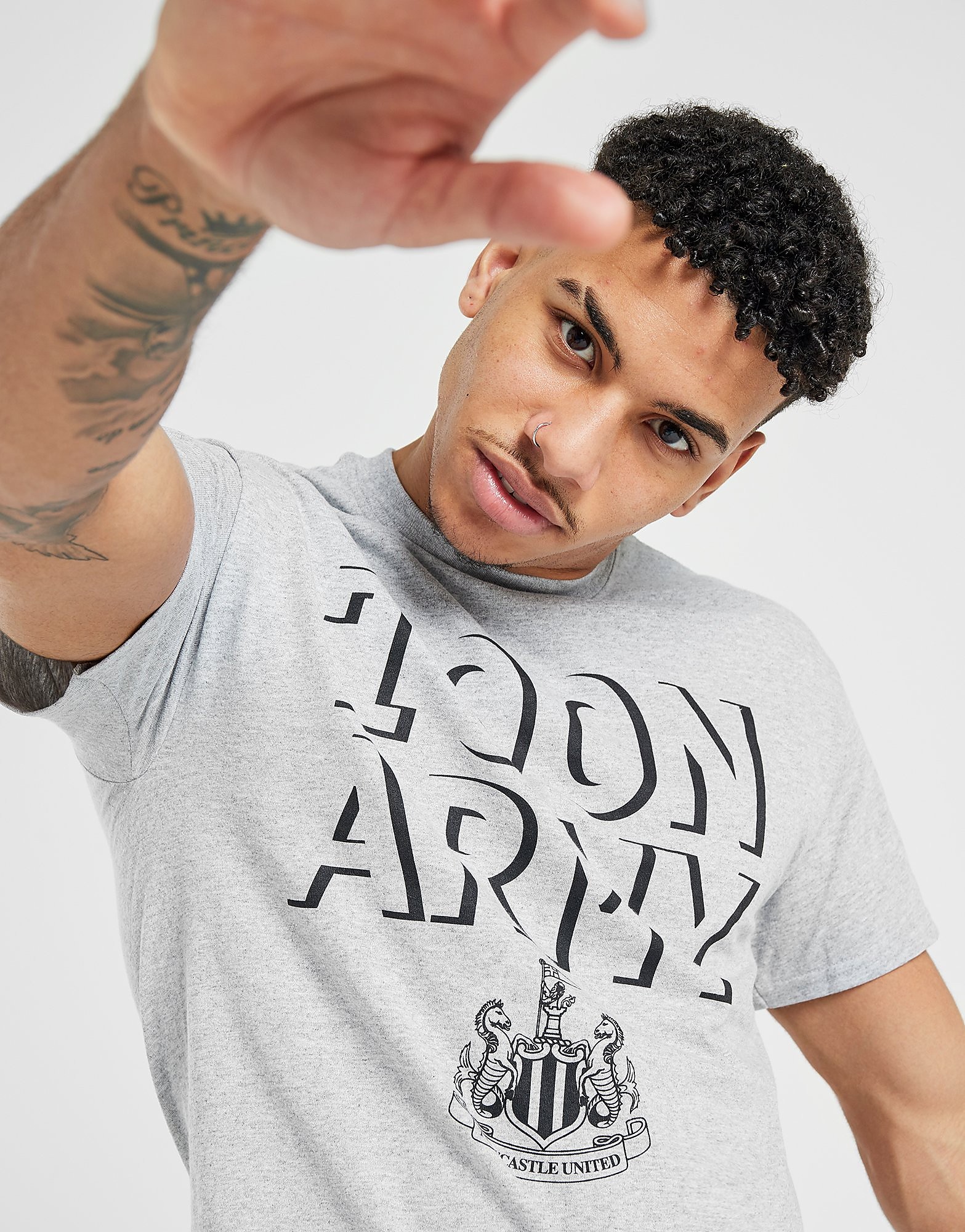 

Official Team Newcastle United 2017 Toon Army T-Shirt - Grey - Mens, Grey