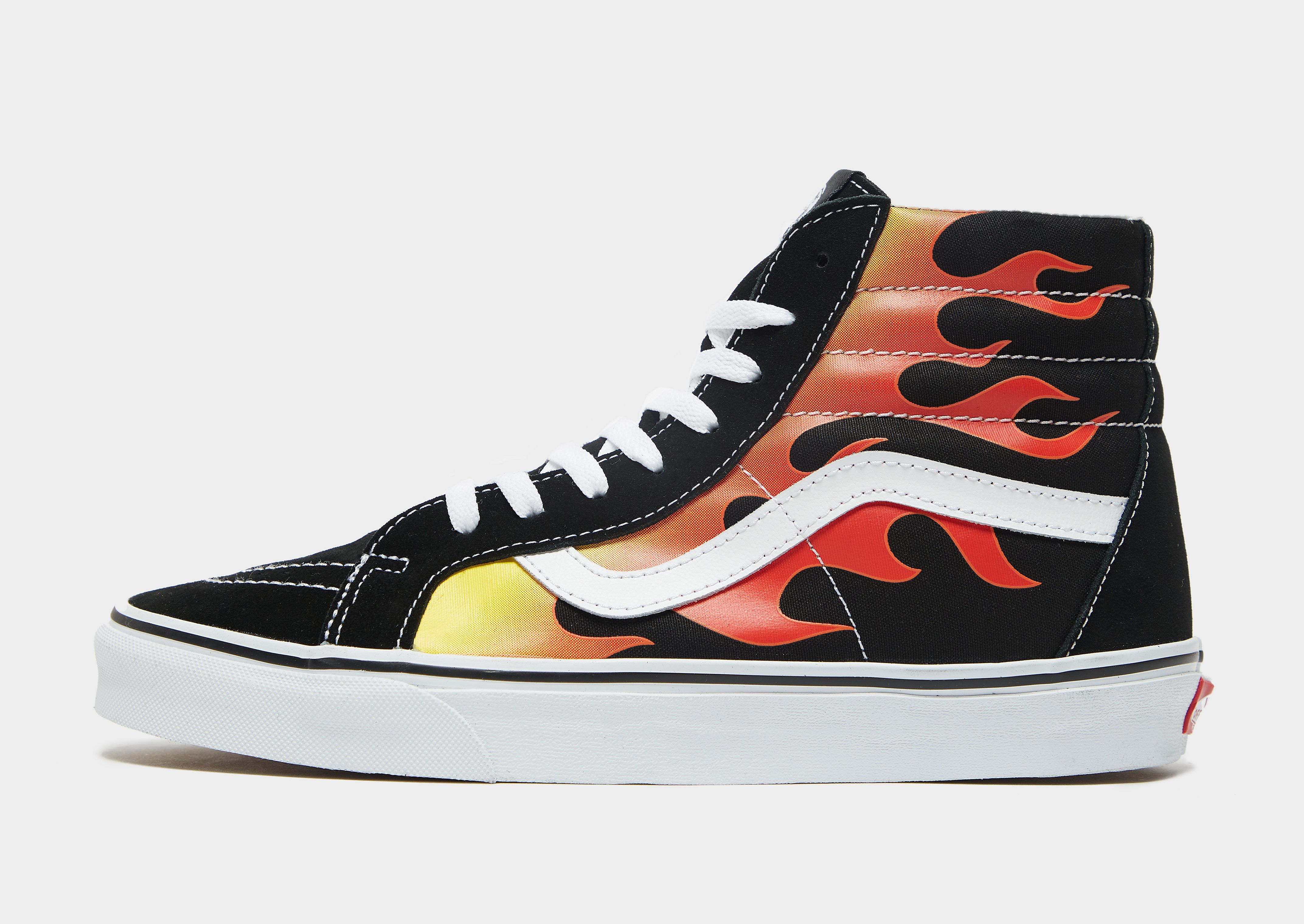 

Vans Sk8-Hi Flame - Black - Mens, Black