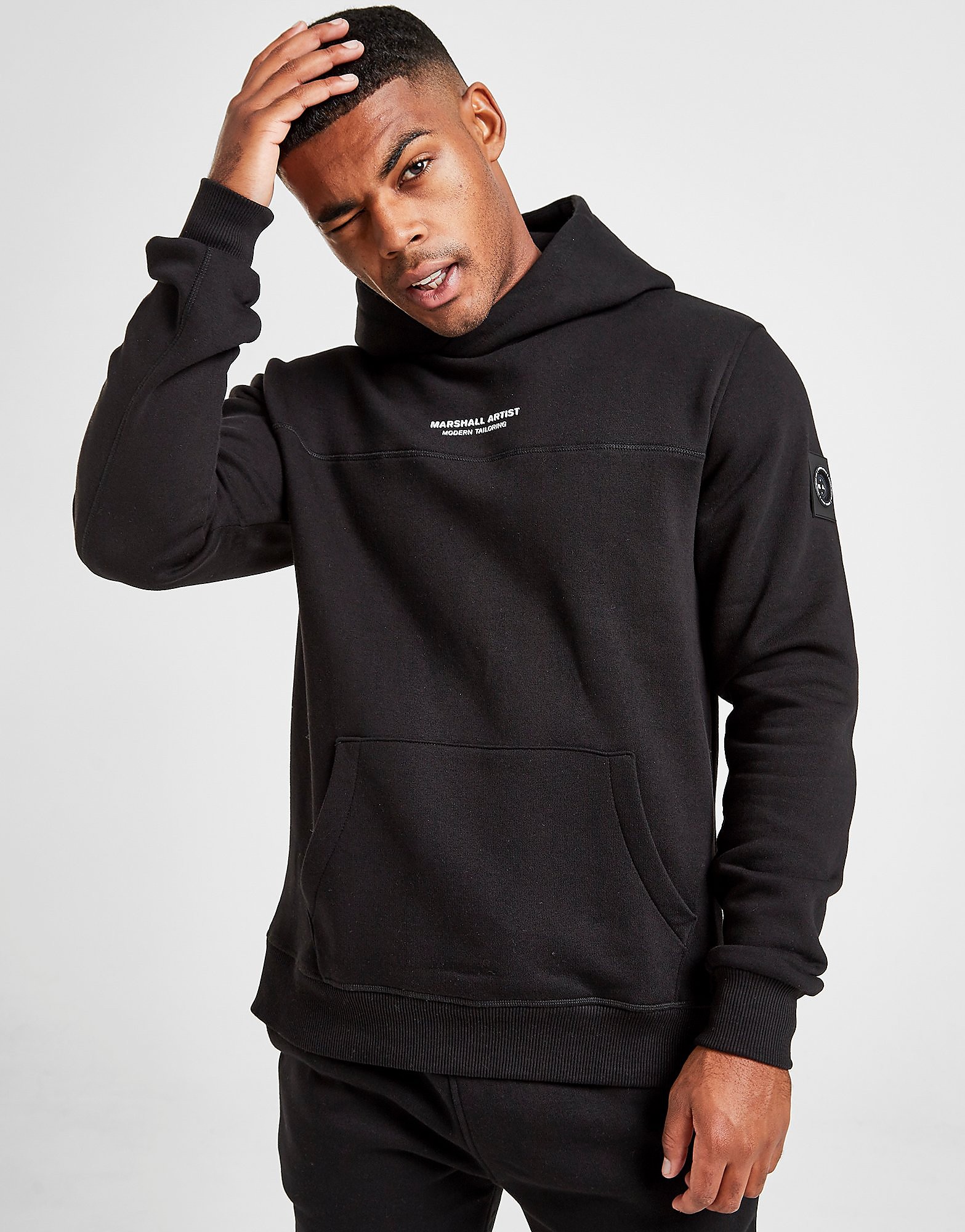 

Marshall Artist Siren Hoodie - Black/Black - Mens, Black/Black