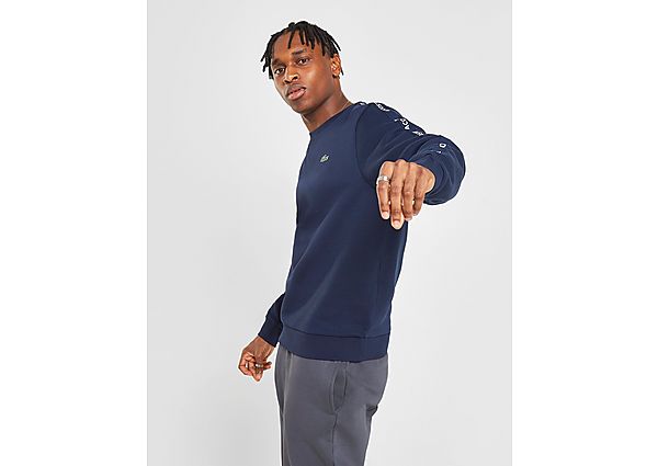 Lacoste Swea-shirt Tonal Tape Crew Homme - Navy/Navy, Navy/Navy