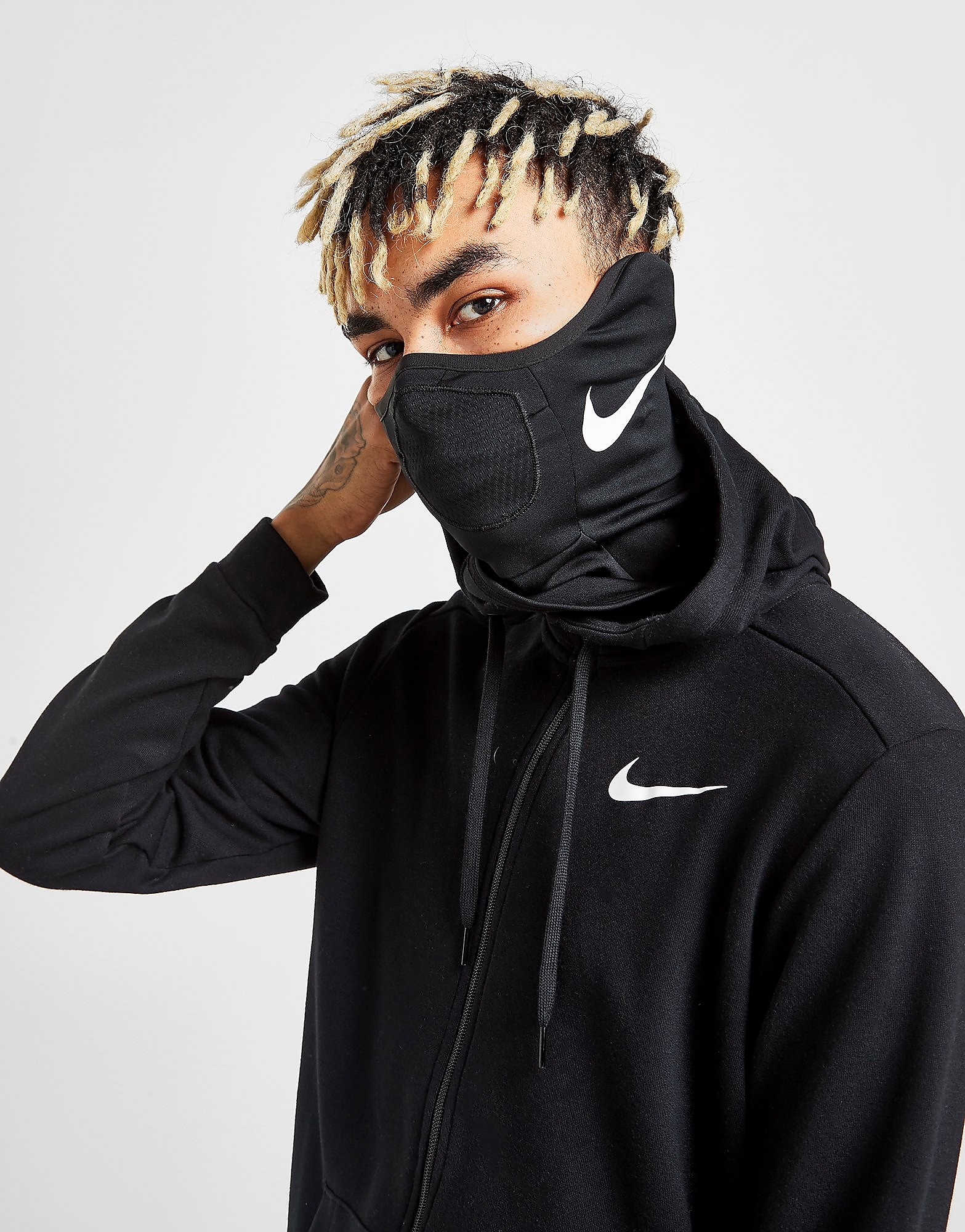 

Nike Strike Snood - Black/White/White - Mens, Black/White/White
