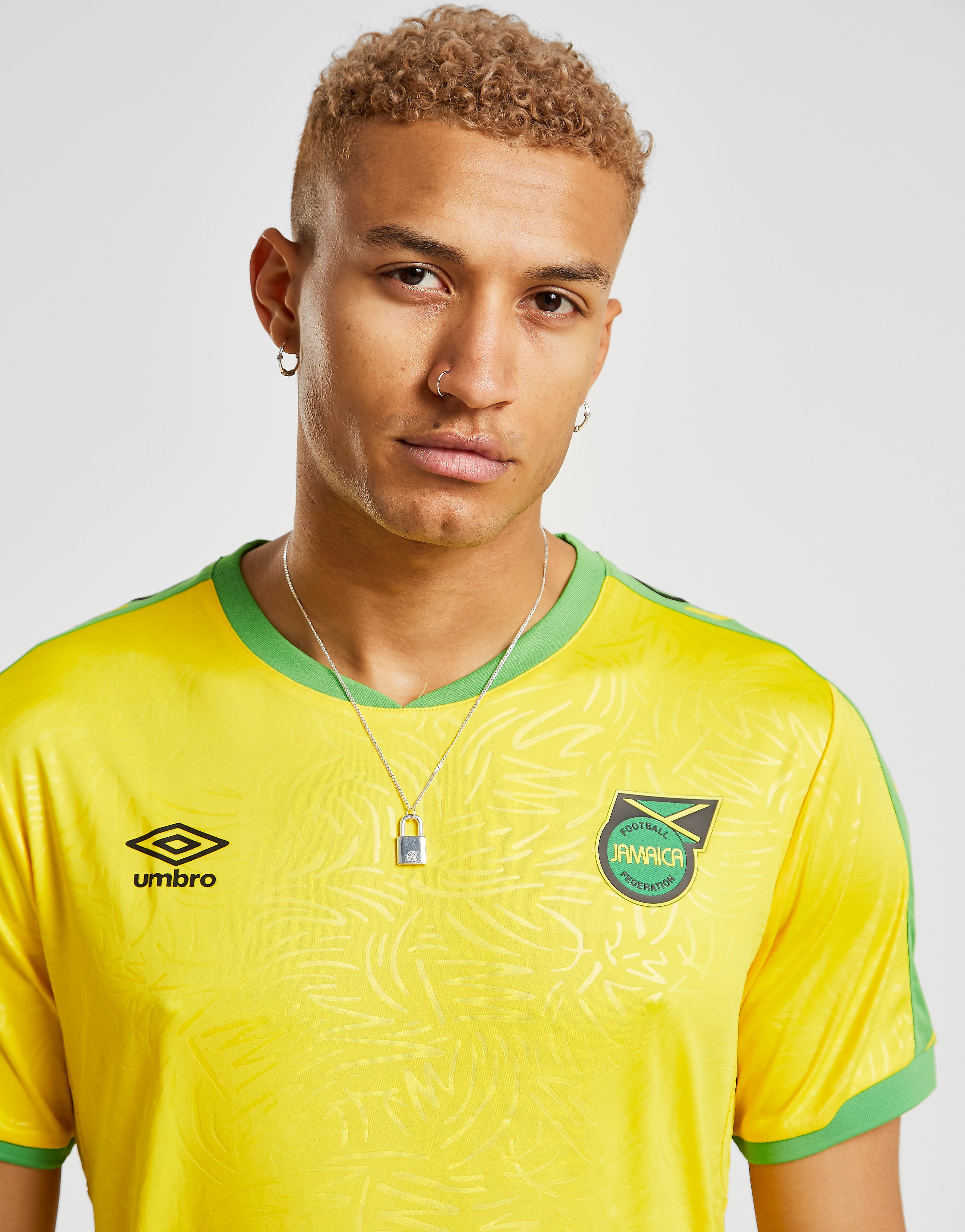 Umbro Jamaica 2019 Home Shirt Heren Geel umbro kopen in de aanbieding