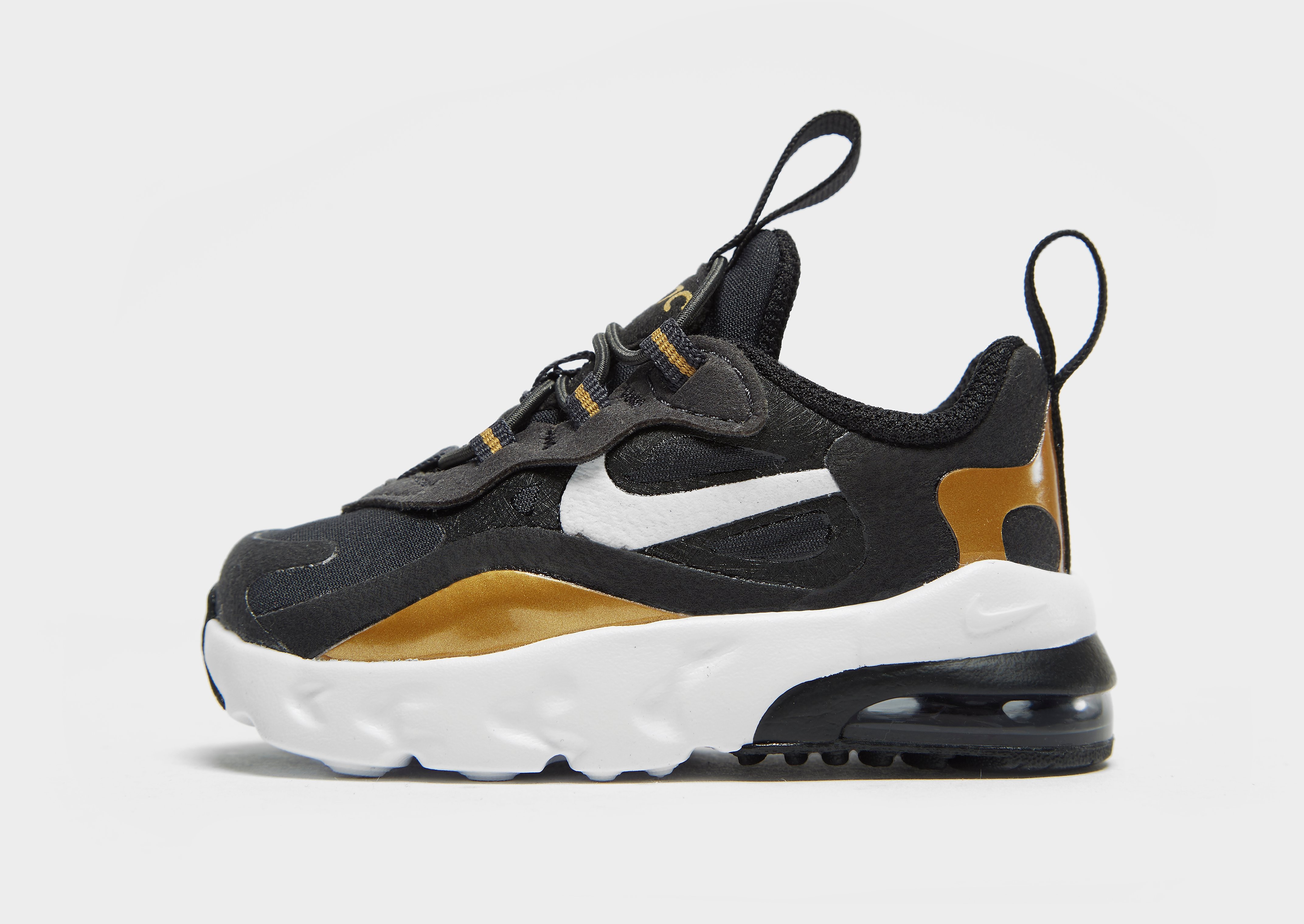 Nike Air Max 270 React Bebè, Nero
