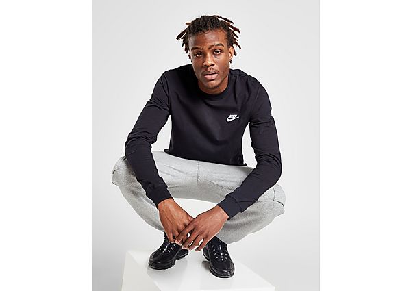 Nike Tee-shirt à manches longues Nike Sportswear pour Homme - Black/White, Black/White