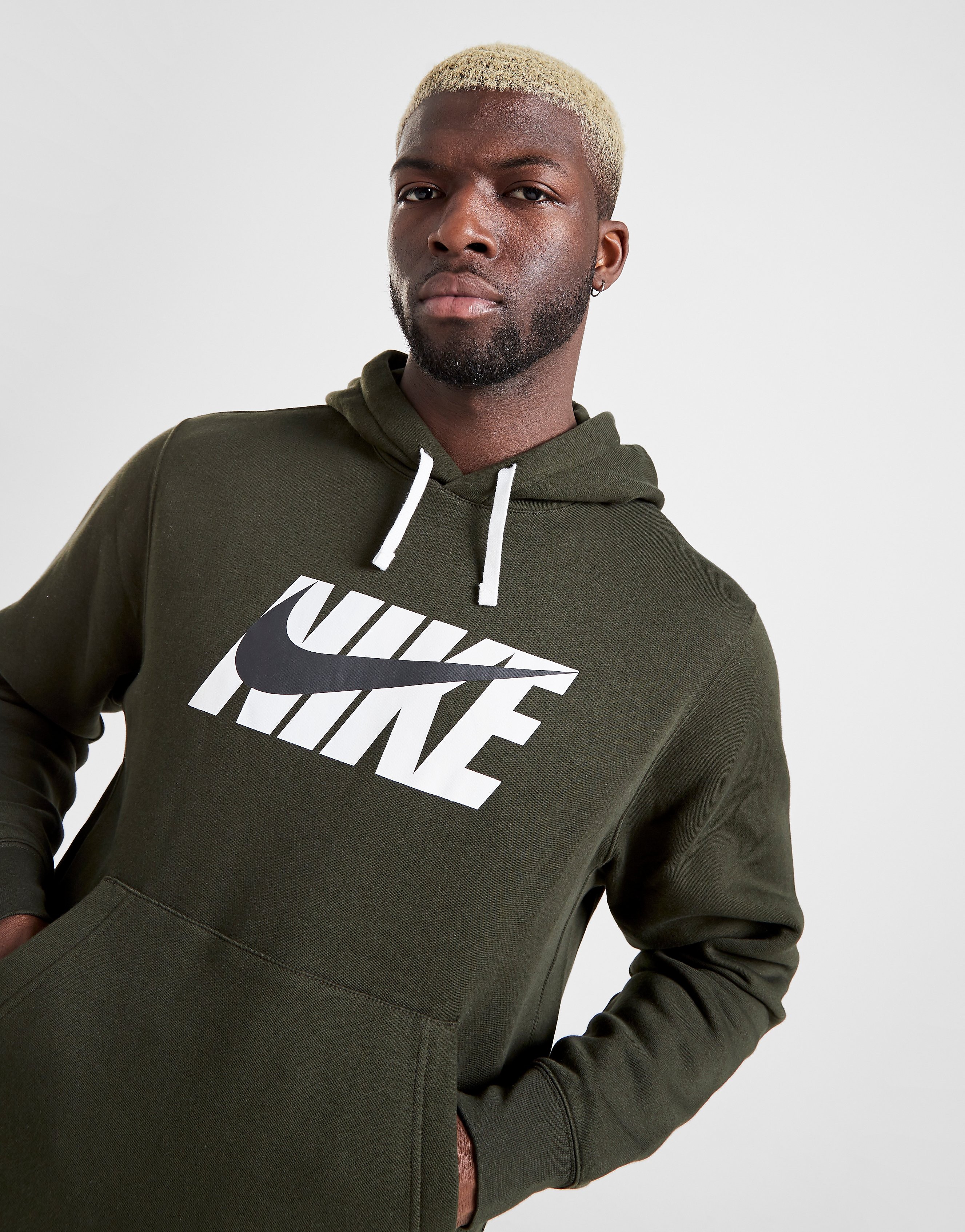 Nike Club Overhead Hoodie - Vert, Vert