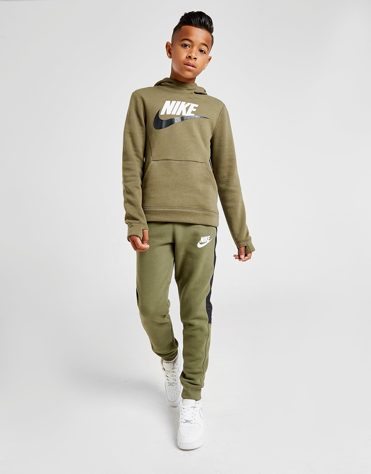 Nike Jogging Hybrid Fleece Enfant - Vert, Vert