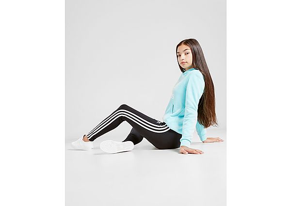 adidas Originals Legging 3-Stripes Junior Fille - Black / White, Black / White
