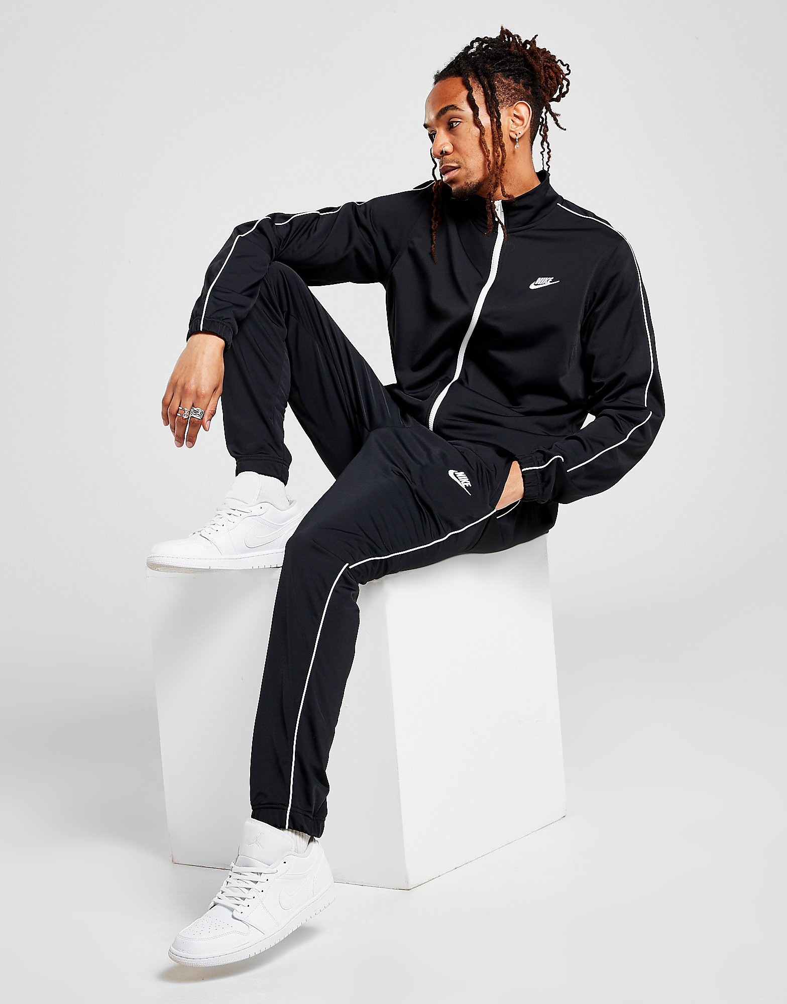 

Nike Poly Tracksuit - Black - Mens, Black
