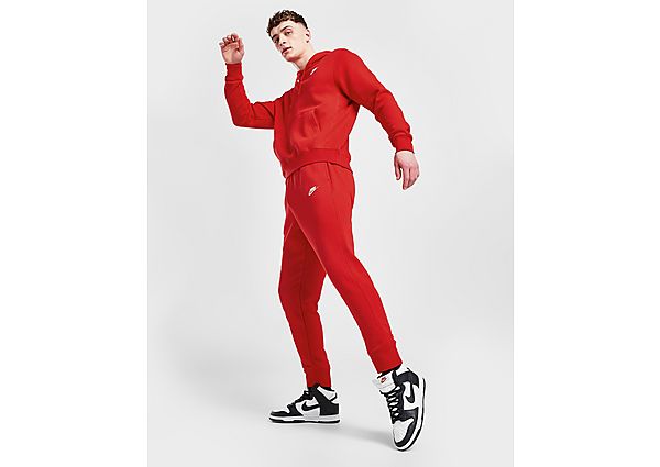 Nike Foundation Fleece Joggers - University Red/University Red/White - Mens, University Red/University Red/White