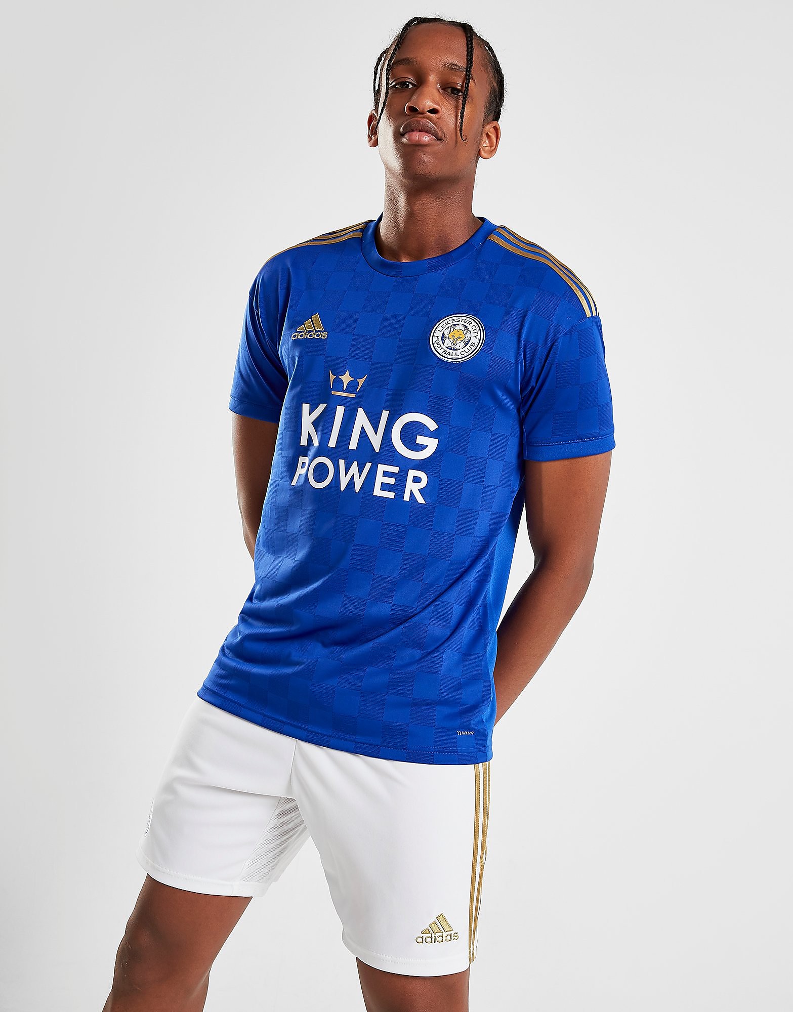 Adidas Leicester City Fc 1920 Home Shirt Blauw Heren adidas kopen in de aanbieding