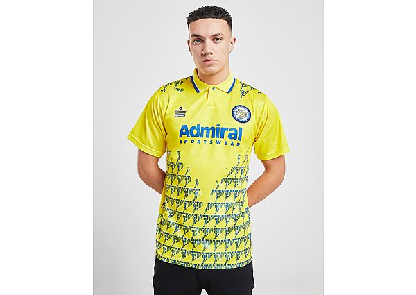 Score Draw Maillot Leeds United FC 93' Third Retro Homme - Yellow/Blue, Yellow/Blue