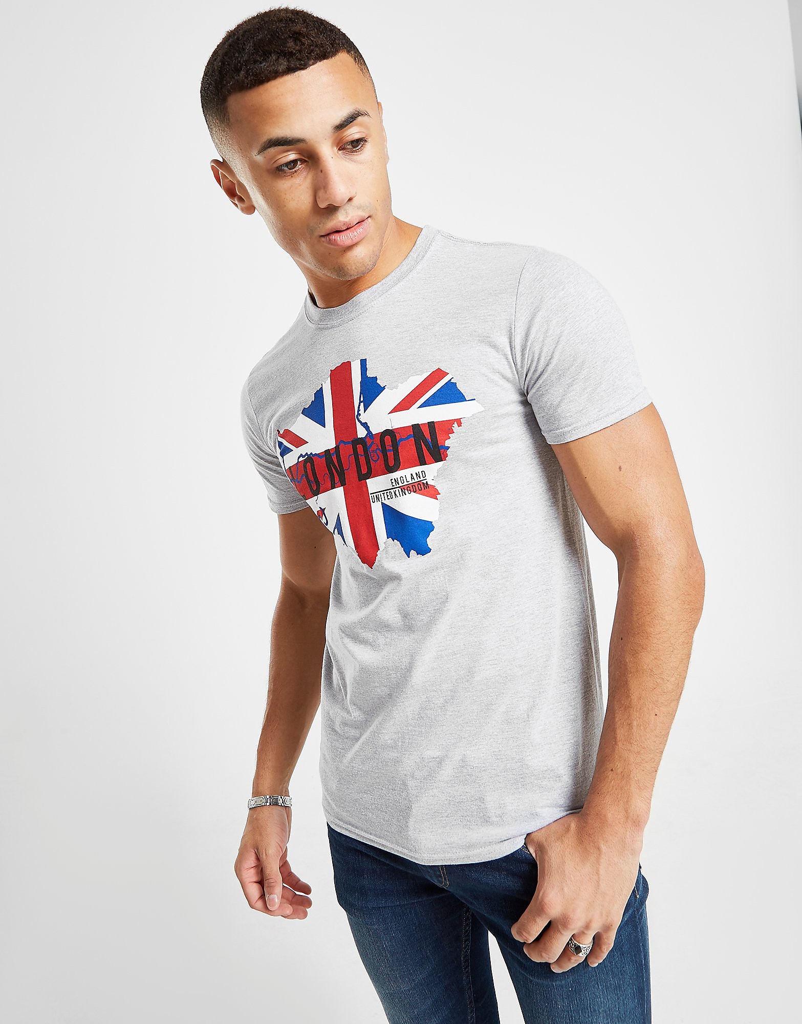 

Official Team London Map Short Sleeve T-Shirt - Grey - Mens, Grey