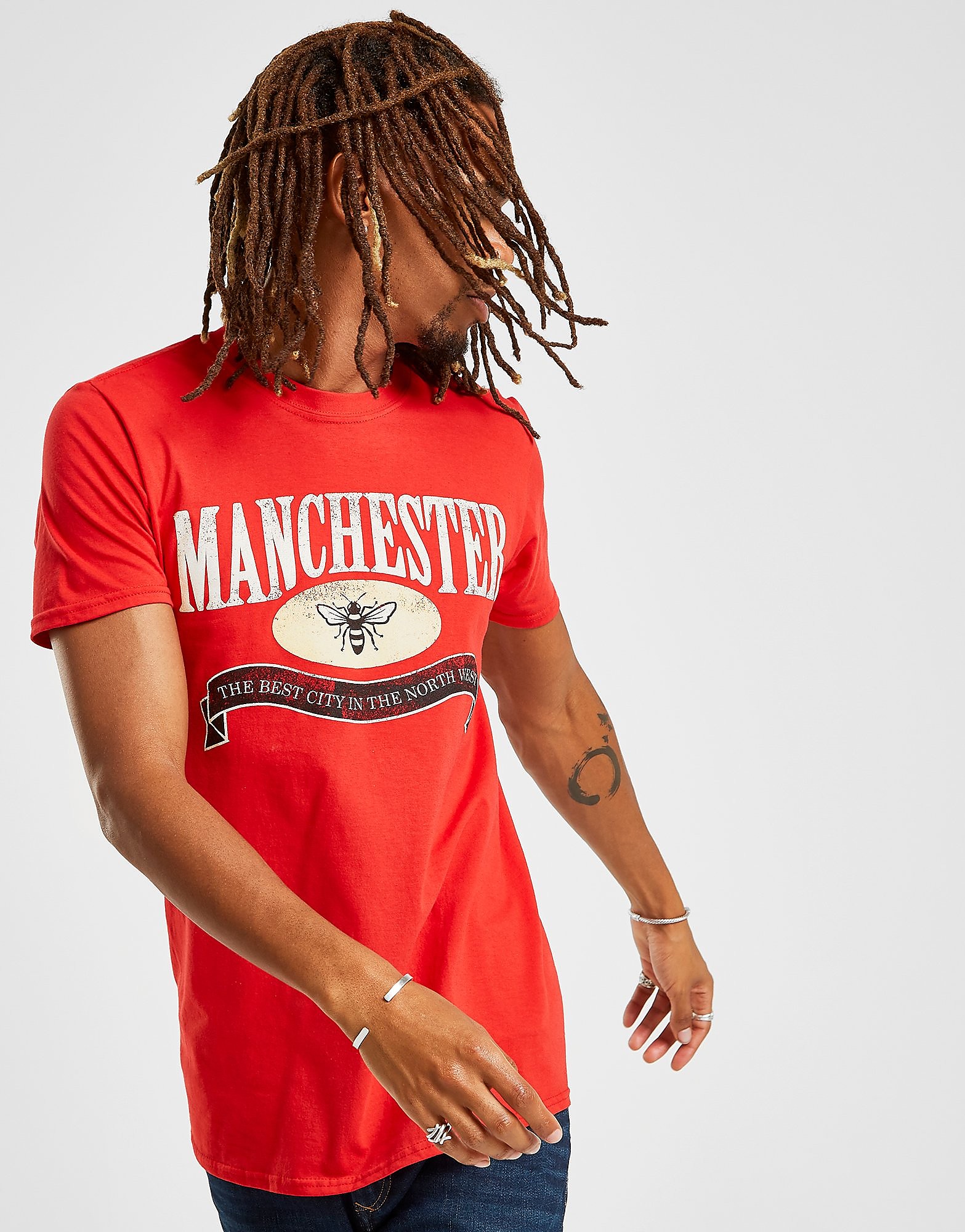 

Official Team Manchester North West Short Sleeve T-Shirt - Red - Mens, Red