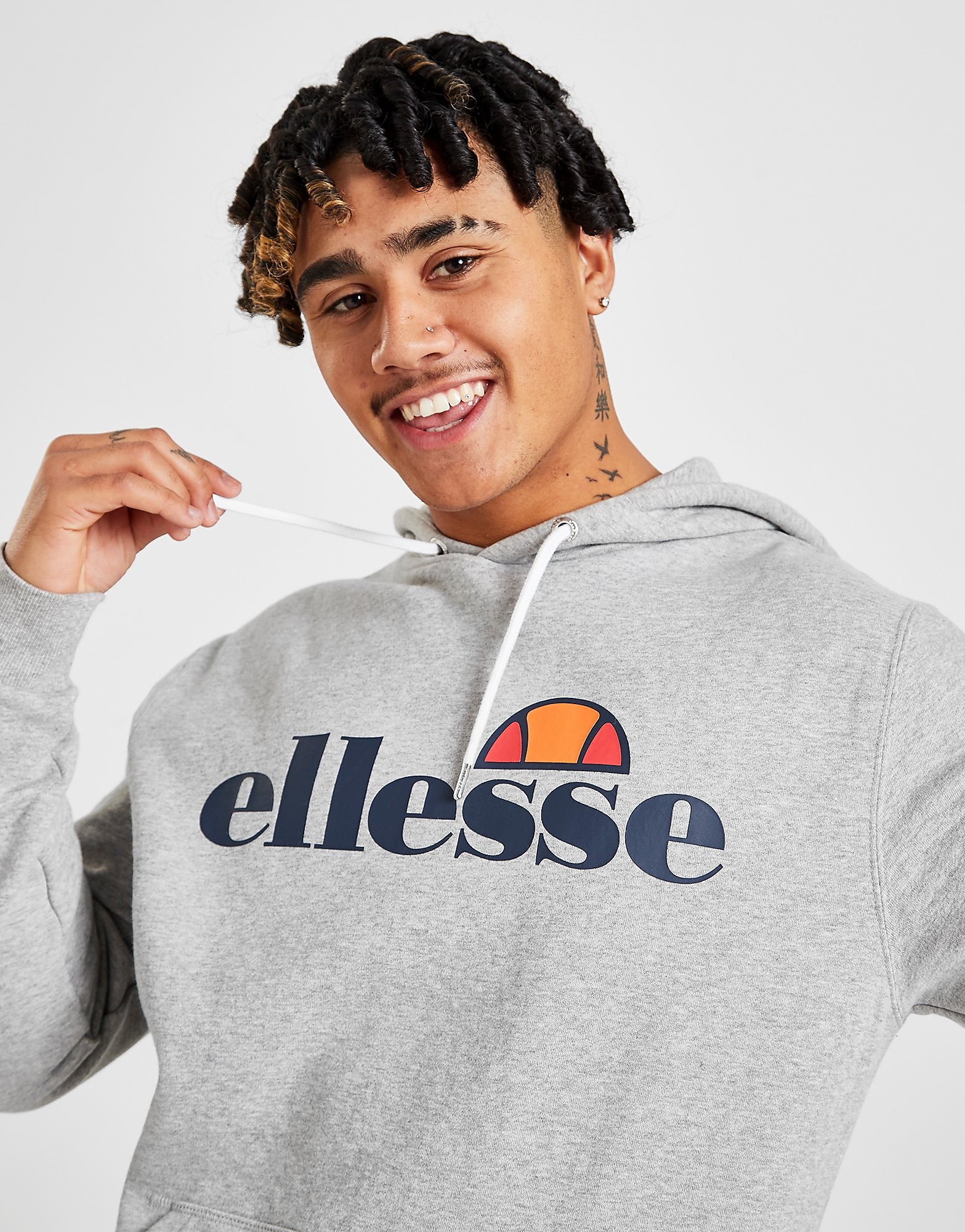 

Ellesse Gottero Overhead Hoodie - Grey - Mens, Grey