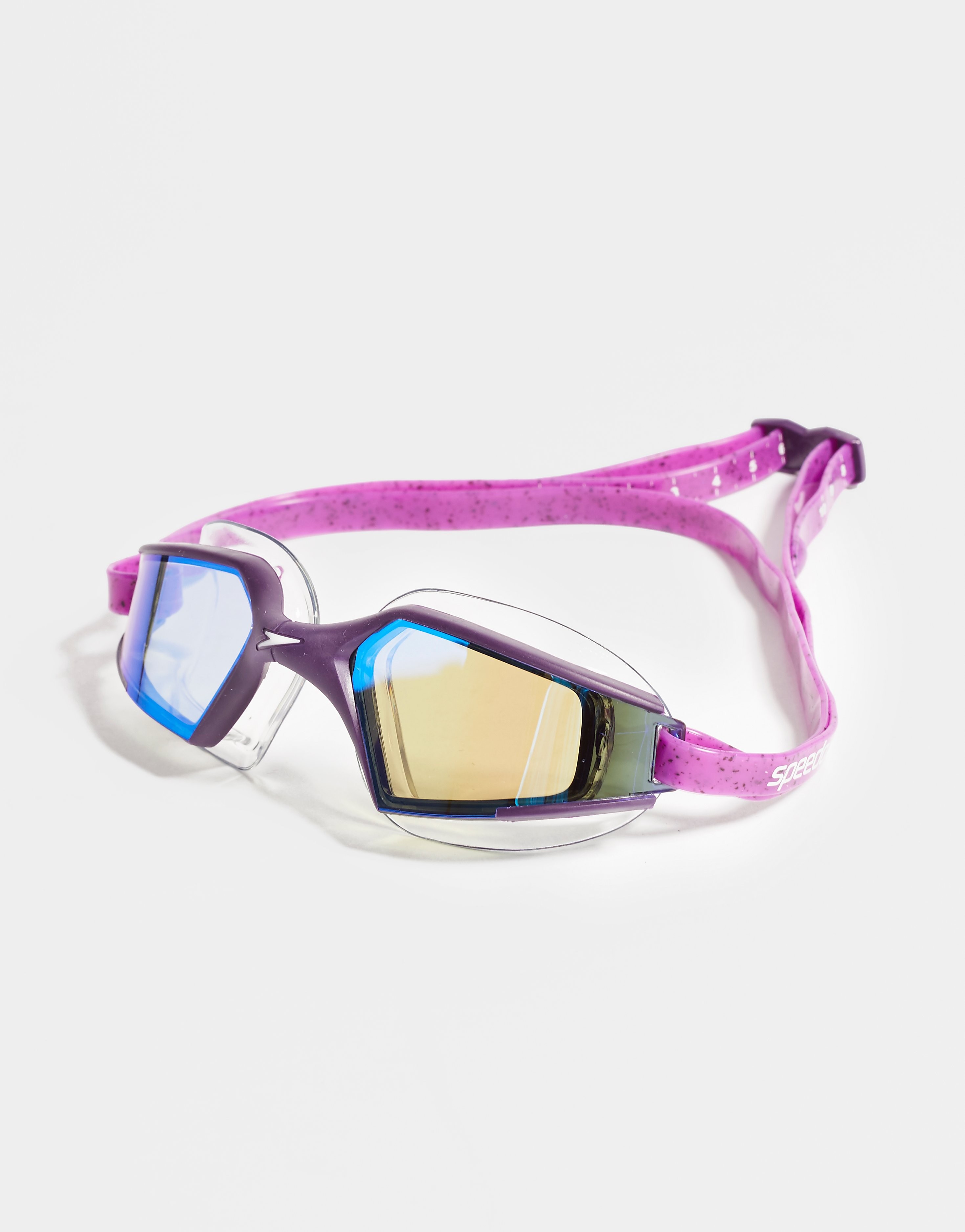 

Speedo Aquapure Max Mirror Goggles - Purple/Black/Blue - Womens, Purple/Black/Blue
