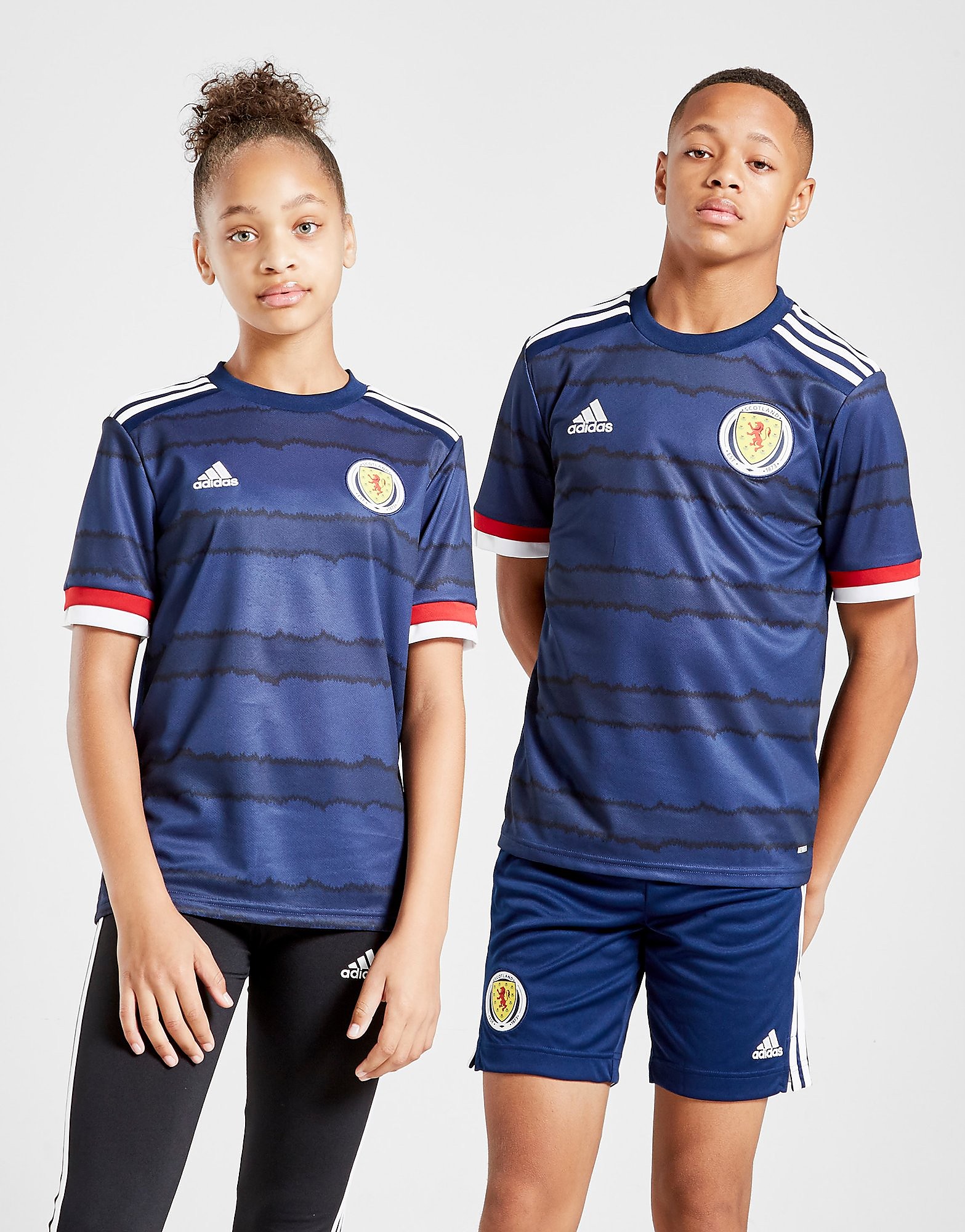 

adidas Scotland 2020 Home Shirt Junior - Navy/Red/White - Kids, Navy/Red/White