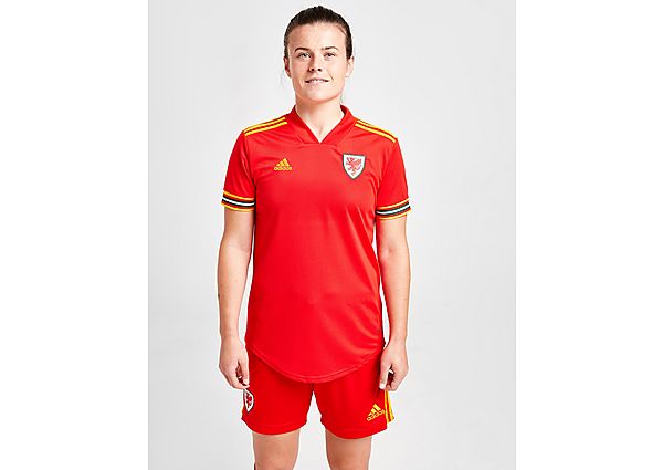 adidas Maillot Domicile Pays de Galles 2020 Femme - Red/Yellow, Red/Yellow