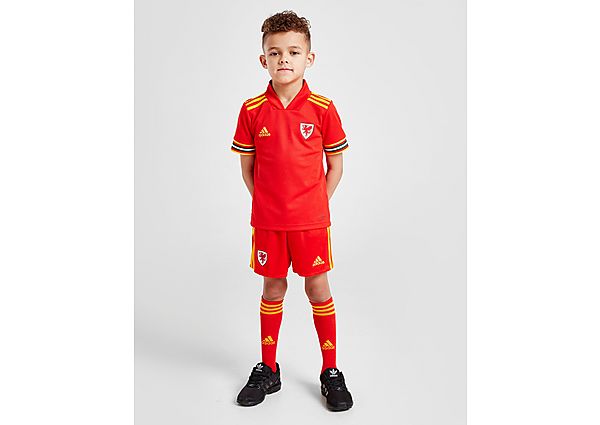 adidas Kit Domicile Pays de Galles 2020 Kit Enfant - Red/Yellow, Red/Yellow