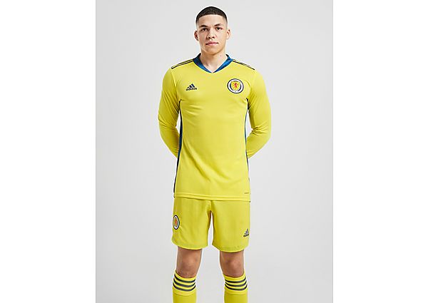 adidas Short Gardien de But Domicile Ecosse 2020 Homme - Yellow/Blue, Yellow/Blue