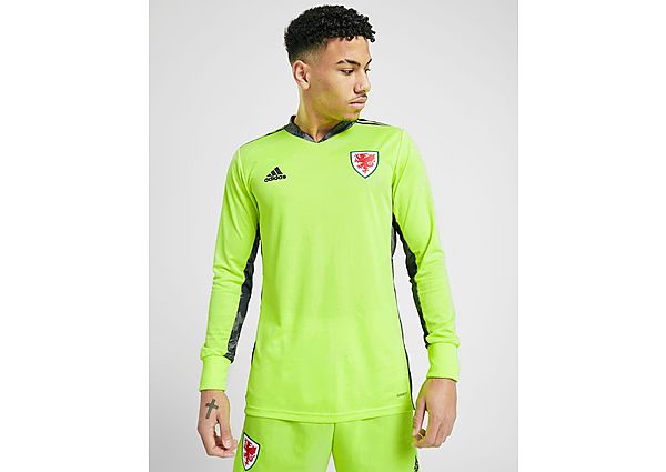 adidas Maillot Gardien de but Domicile Pays de Galles Homme - Green, Green