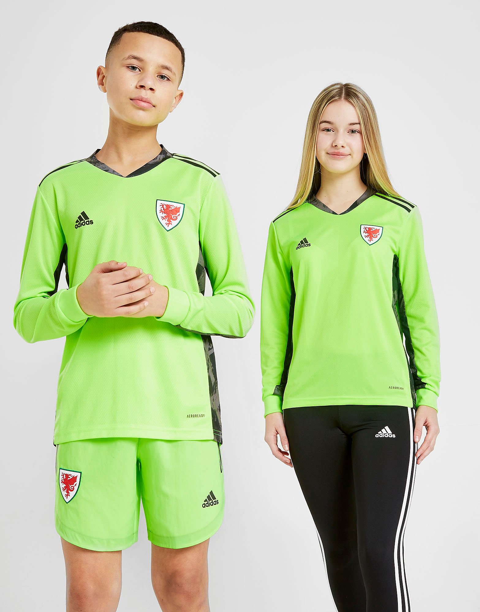 

adidas Wales 2020 Goalkeeper Shirt Junior - Yellow - Kids, Yellow