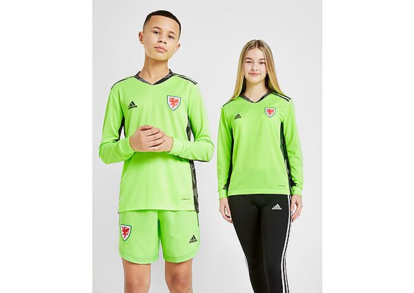 adidas Maillot Gardien de but Pays de Galles 2020 Junior - Yellow, Yellow