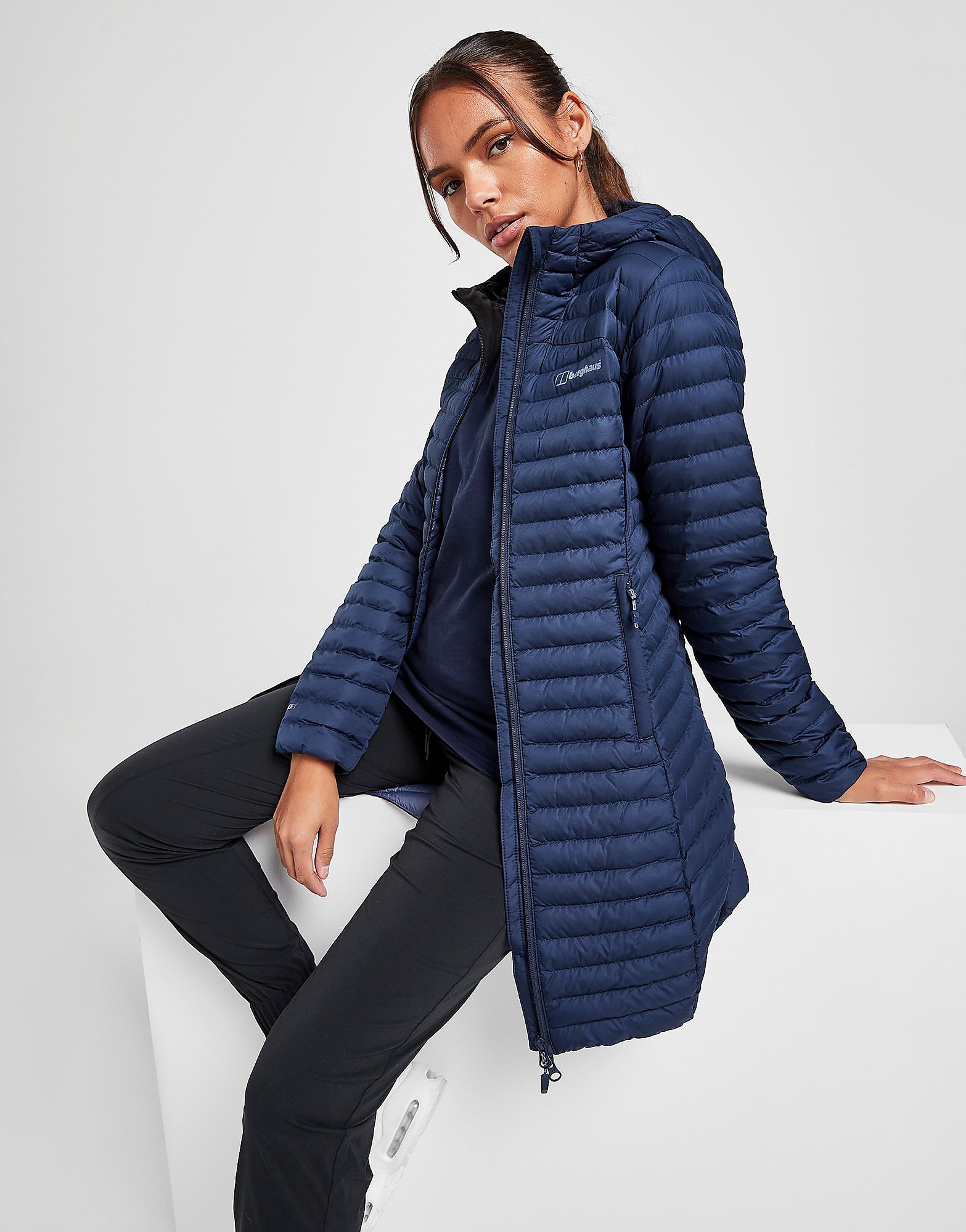 

Berghaus Nula Micro Long Insulated Jacket - Navy/WMNS - Womens, Navy/WMNS