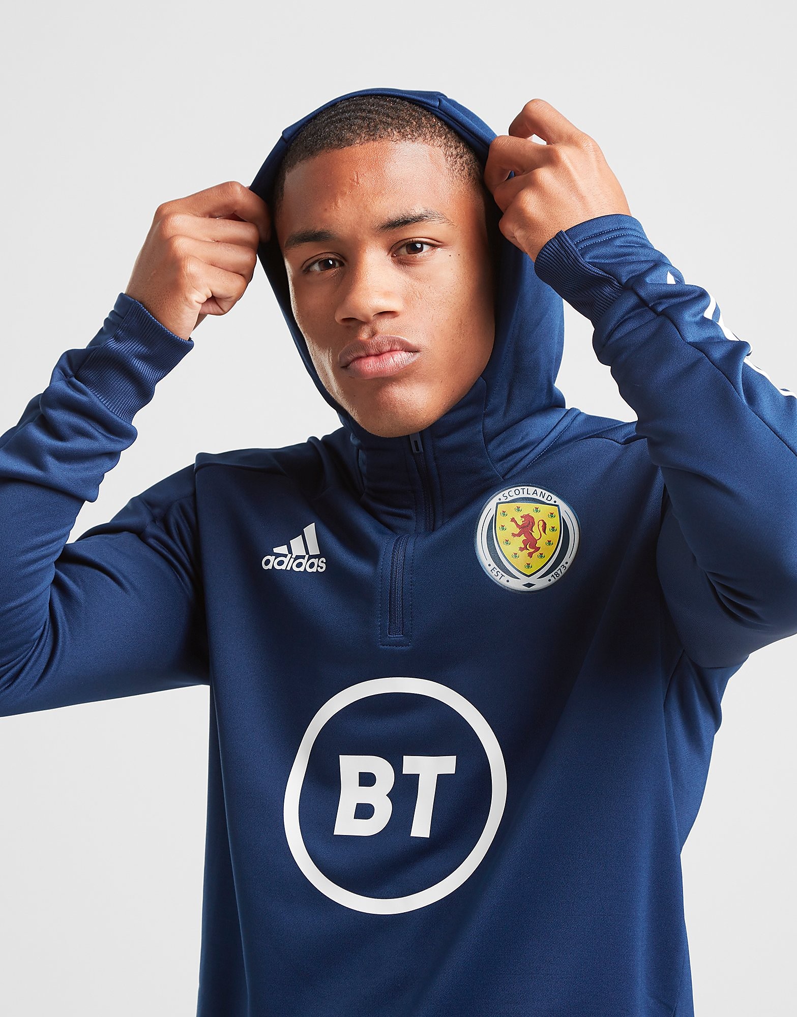 

adidas Scotland Condivo 20 Track Hoodie - Navy - Mens, Navy