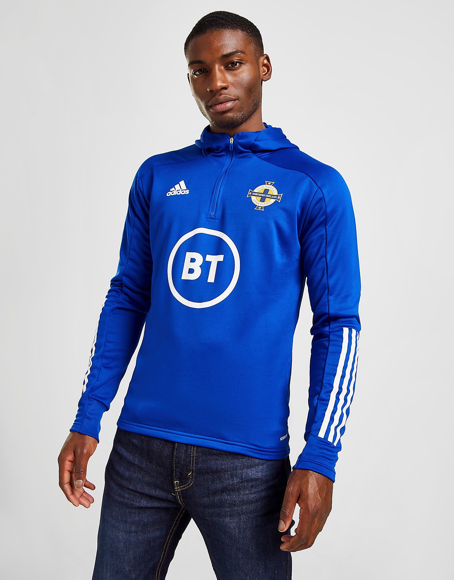 

adidas Northern Ireland Condivo 20 Track Hoodie - Blue - Mens, Blue