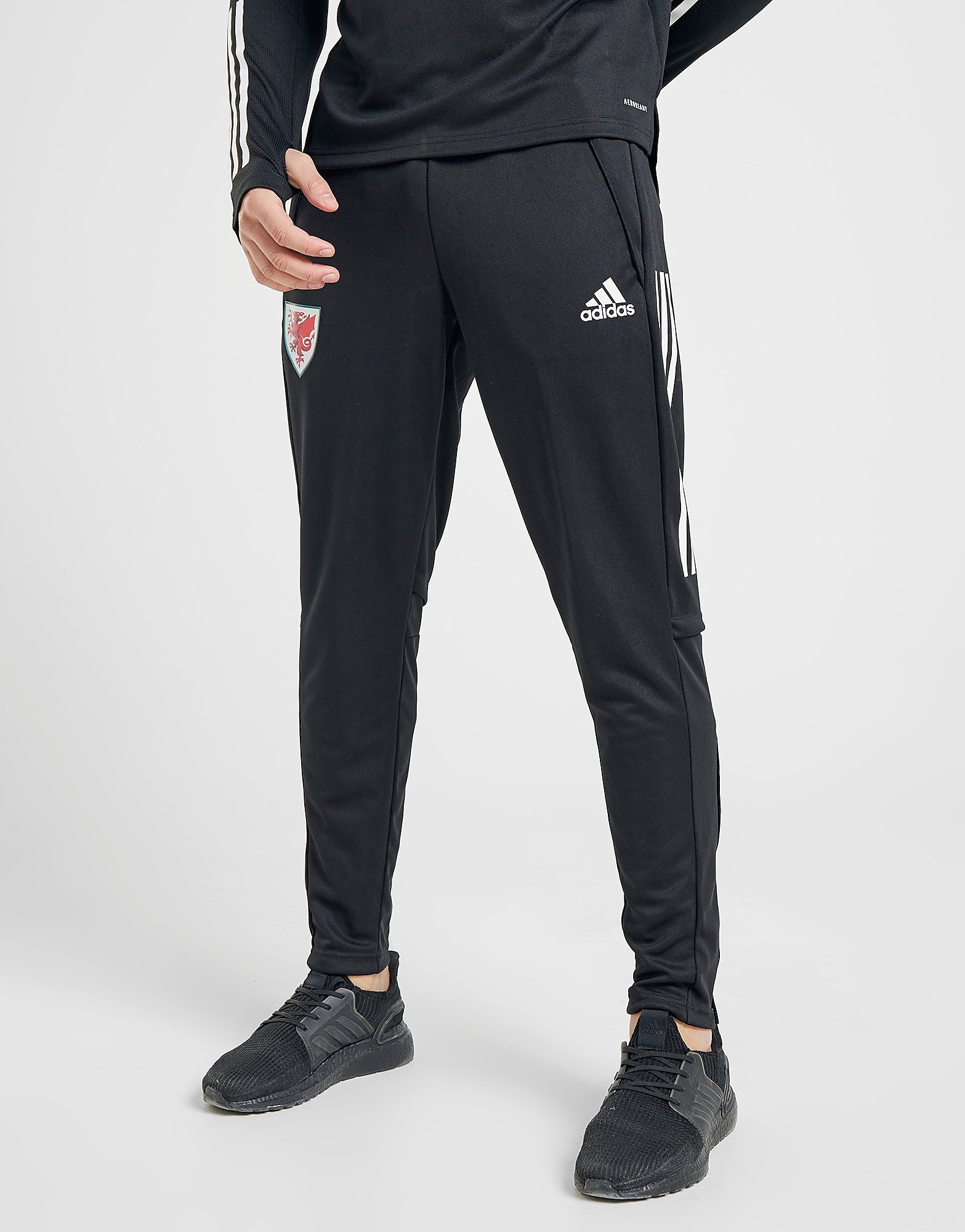 

adidas Wales Condivo 20 Track Pants - Black / White - Mens, Black / White