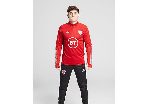 adidas Haut Pays de Galles Condivo 20 1/2 Zippé Homme - Red, Red