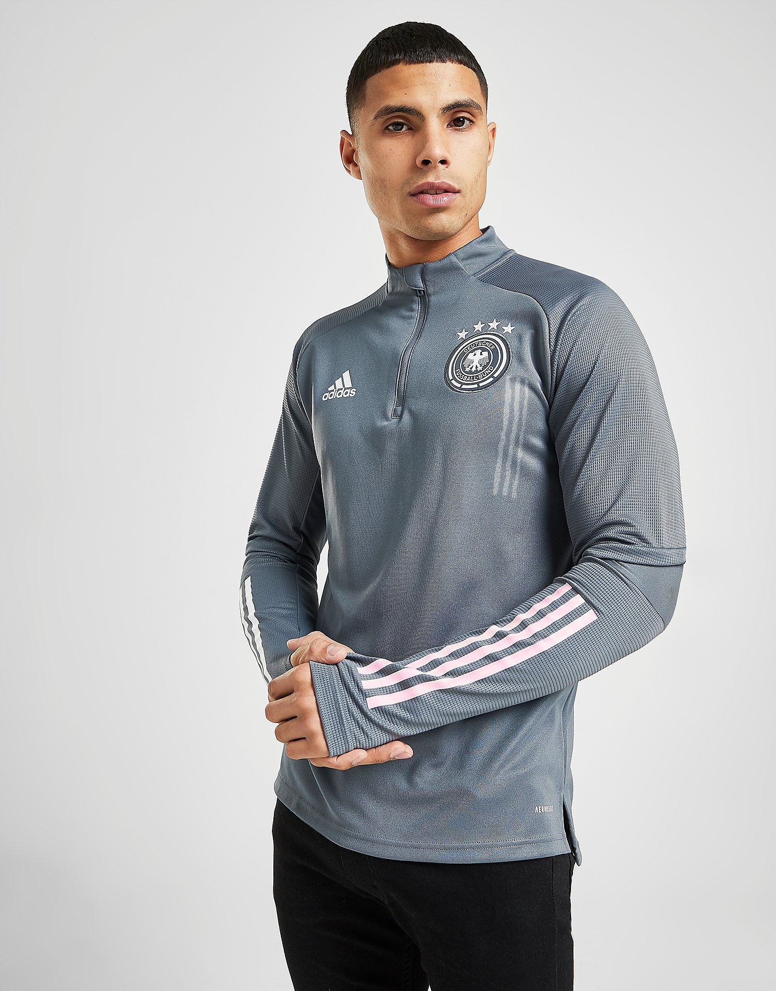 

adidas Germany Training Track Top - Grey - Mens, Grey