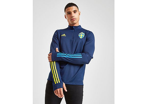 adidas Haut de Survêtement Suède Entraînement Homme - Blue/Yellow, Blue/Yellow