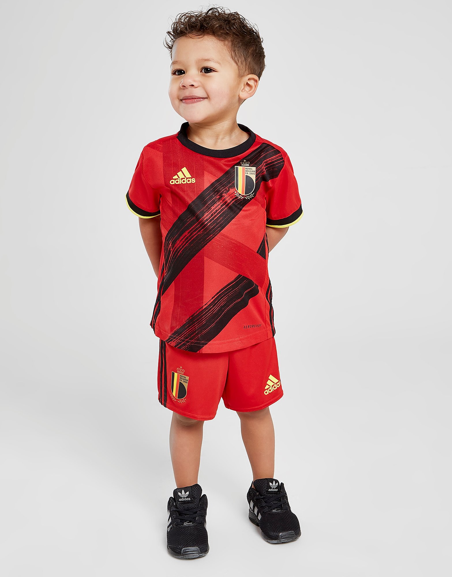 

adidas Belgium 2020 Home Kit Infant - Collegiate Red / Black / Bright Yellow - Kids, Collegiate Red / Black / Bright Yellow