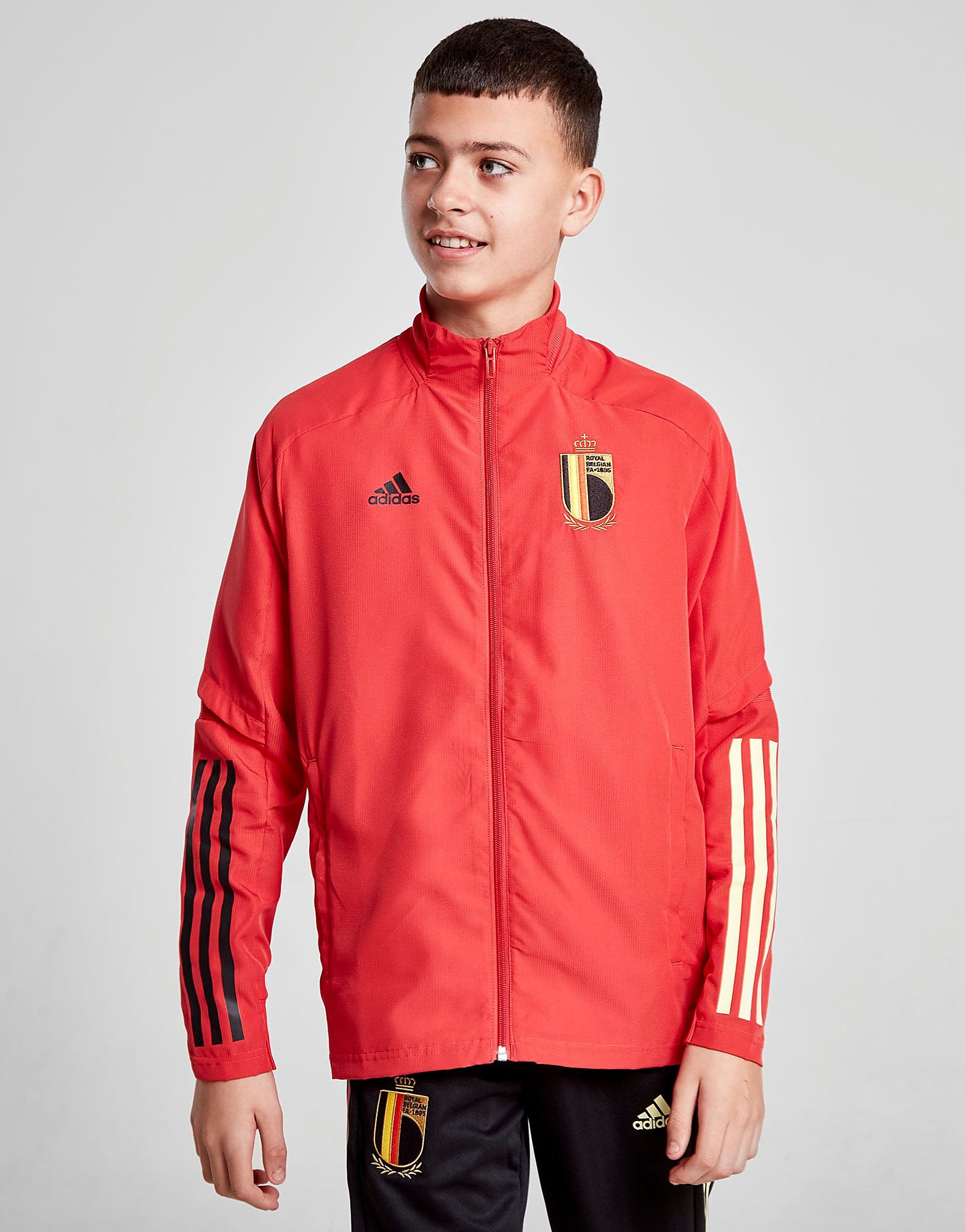 

adidas Belgium Presentation Jacket Junior - Glory Red - Kids, Glory Red